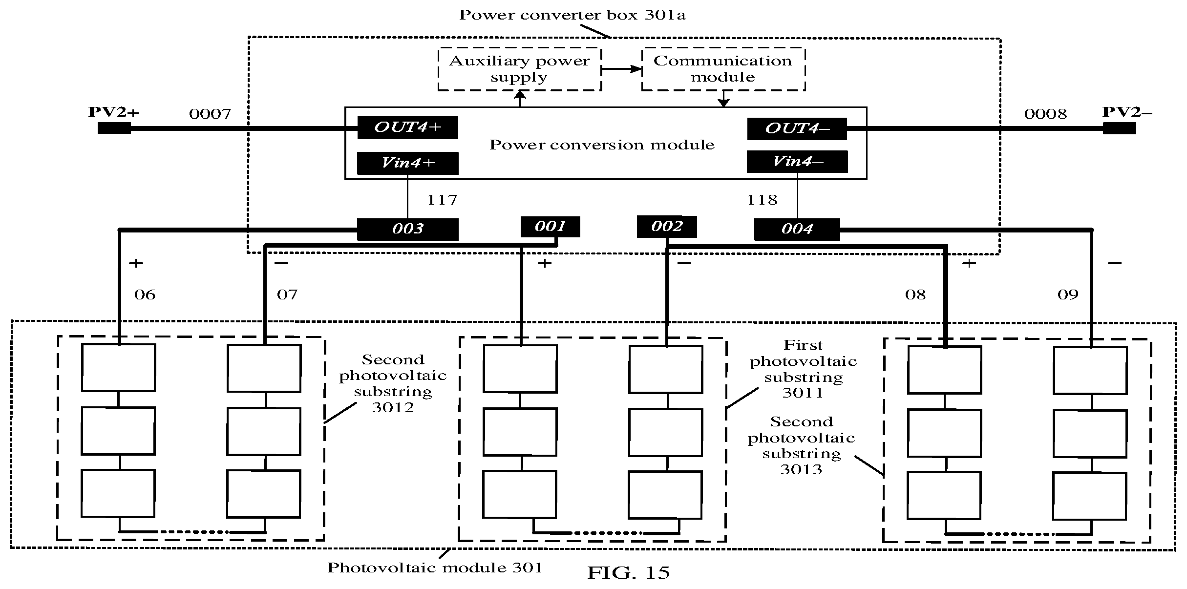 Patent US11824493 Figure 18 – Photovoltaic module and photovoltaic system