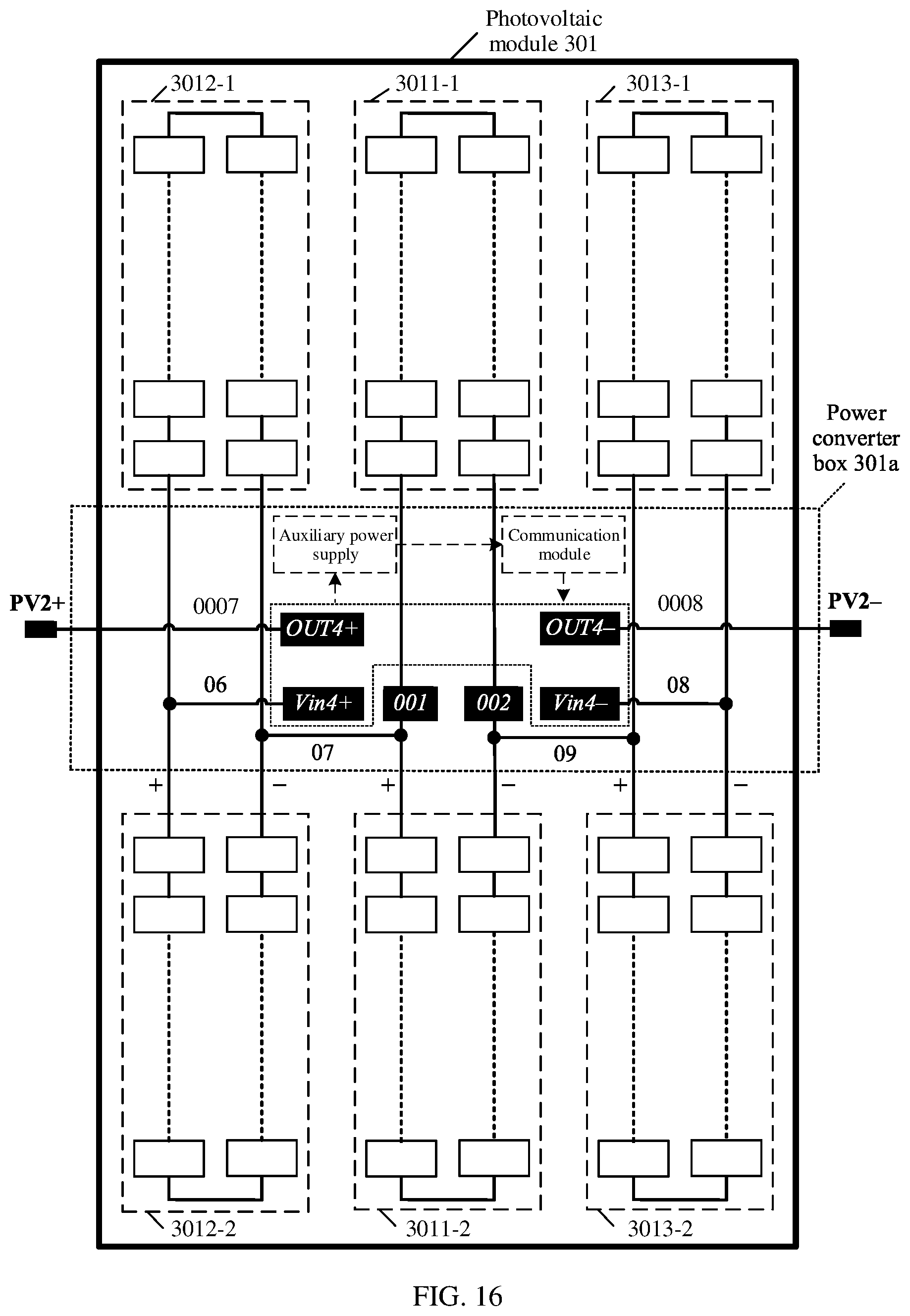 Patent US11824493 Figure 19 – Photovoltaic module and photovoltaic system