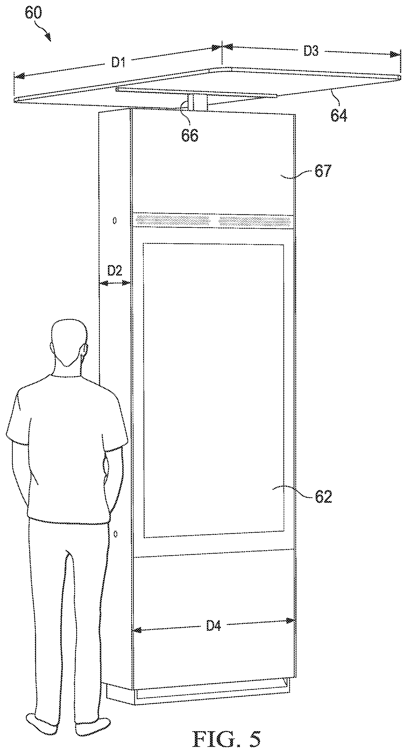 Patent US11824495 Figure 5 – Electronic display assemblies with solar panels