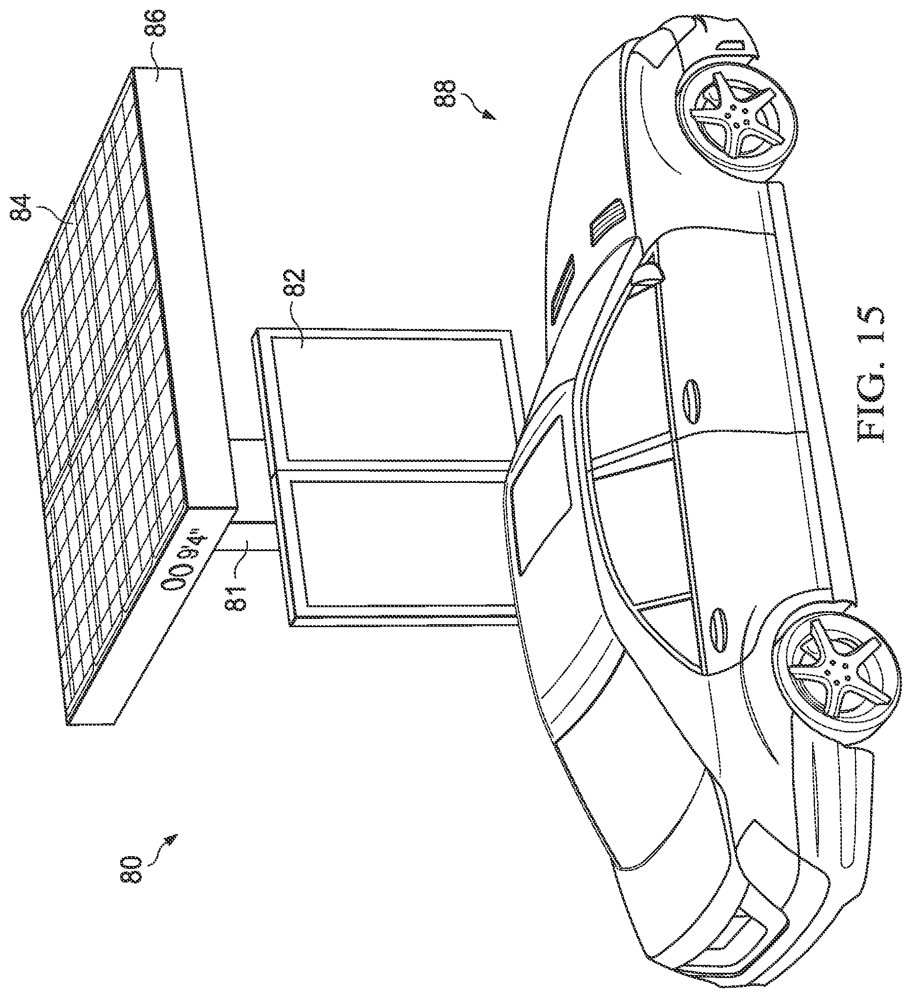 Patent US11824495 Figure 15 – Electronic display assemblies with solar panels