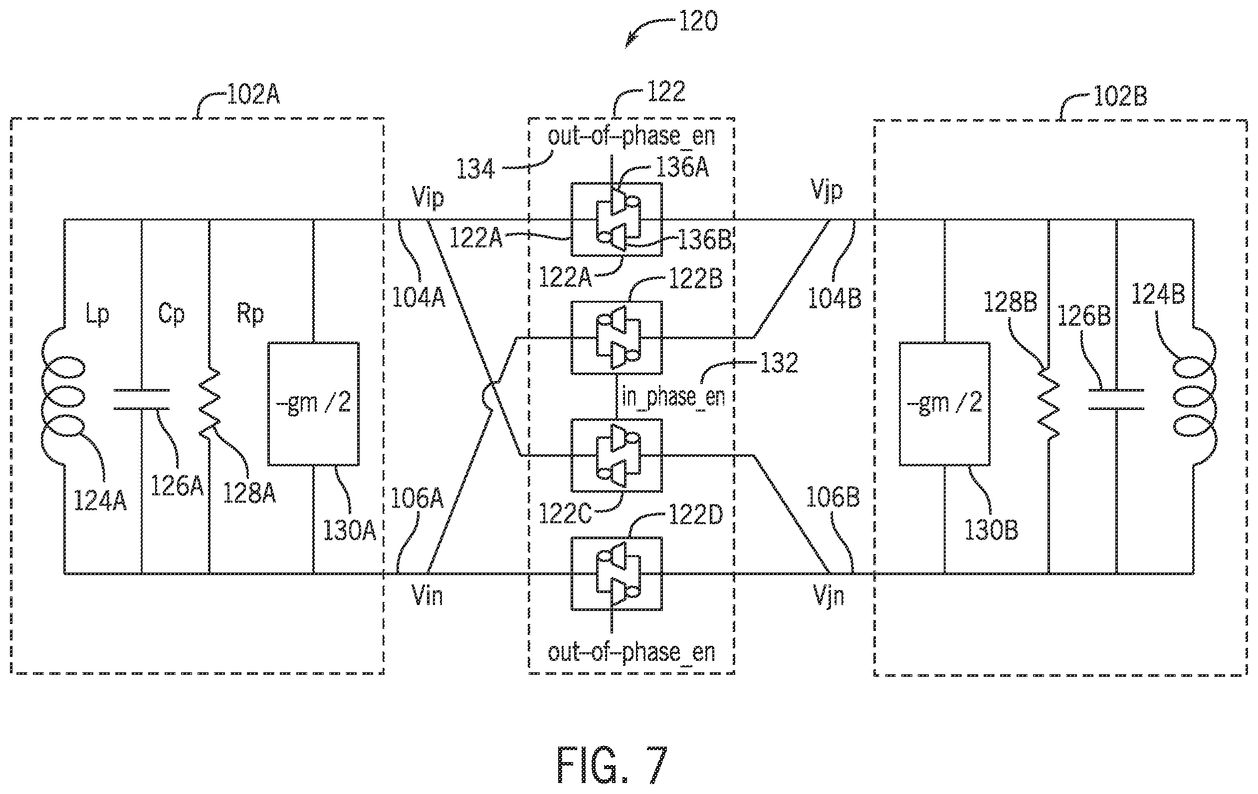 Patent US11824498 Figure 4 – Multi-core oscillator with enhanced mode robustness