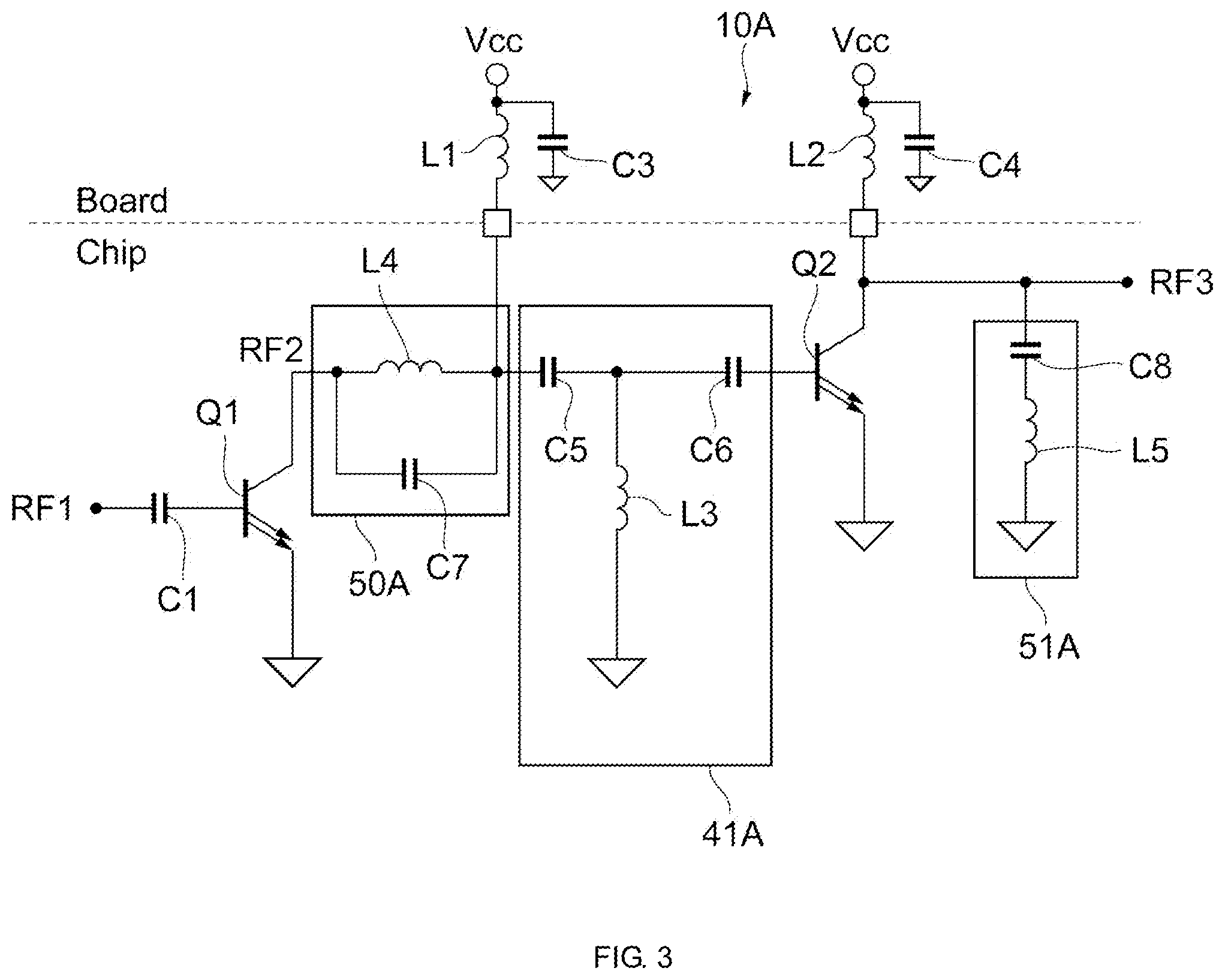 Patent US11824499 Figure 4 – Power amplifier circuit