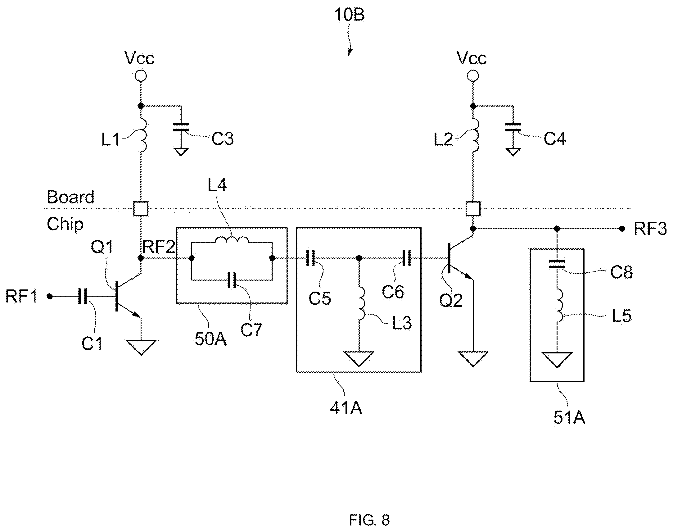 Patent US11824499 Figure 9 – Power amplifier circuit