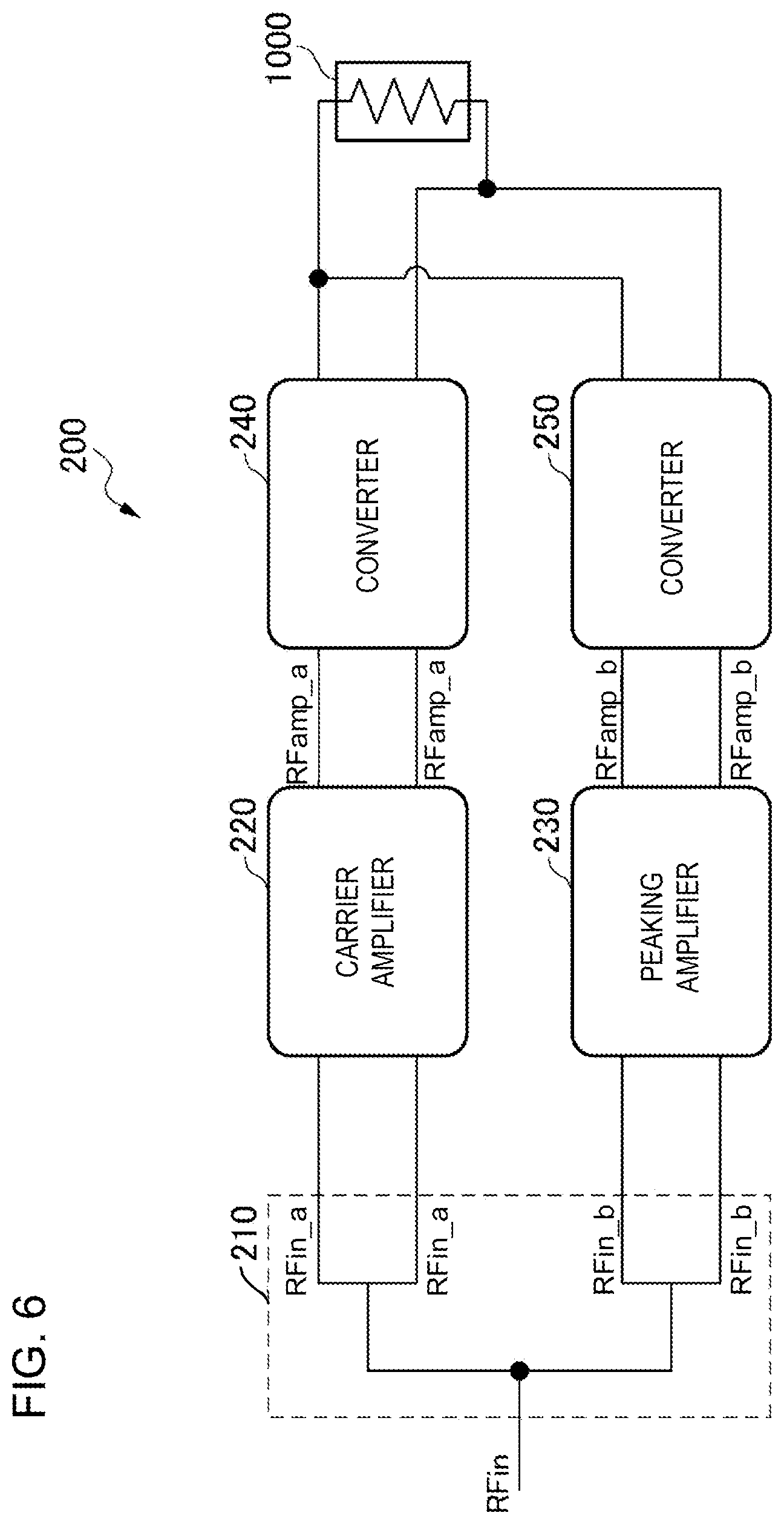 Patent US11824501 Figure 5 – Power amplifier circuit