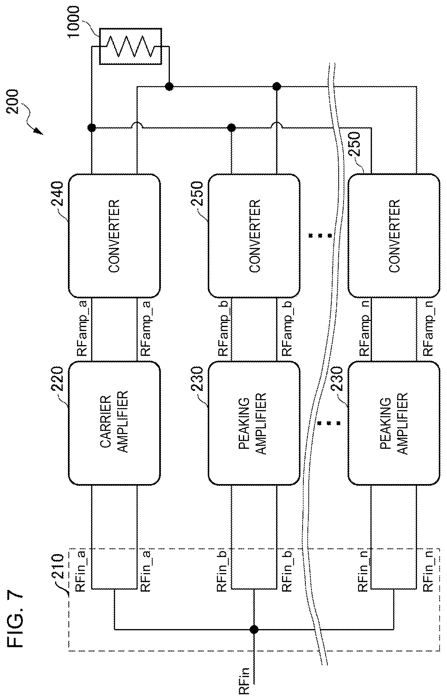 Patent US11824501 Figure 6 – Power amplifier circuit