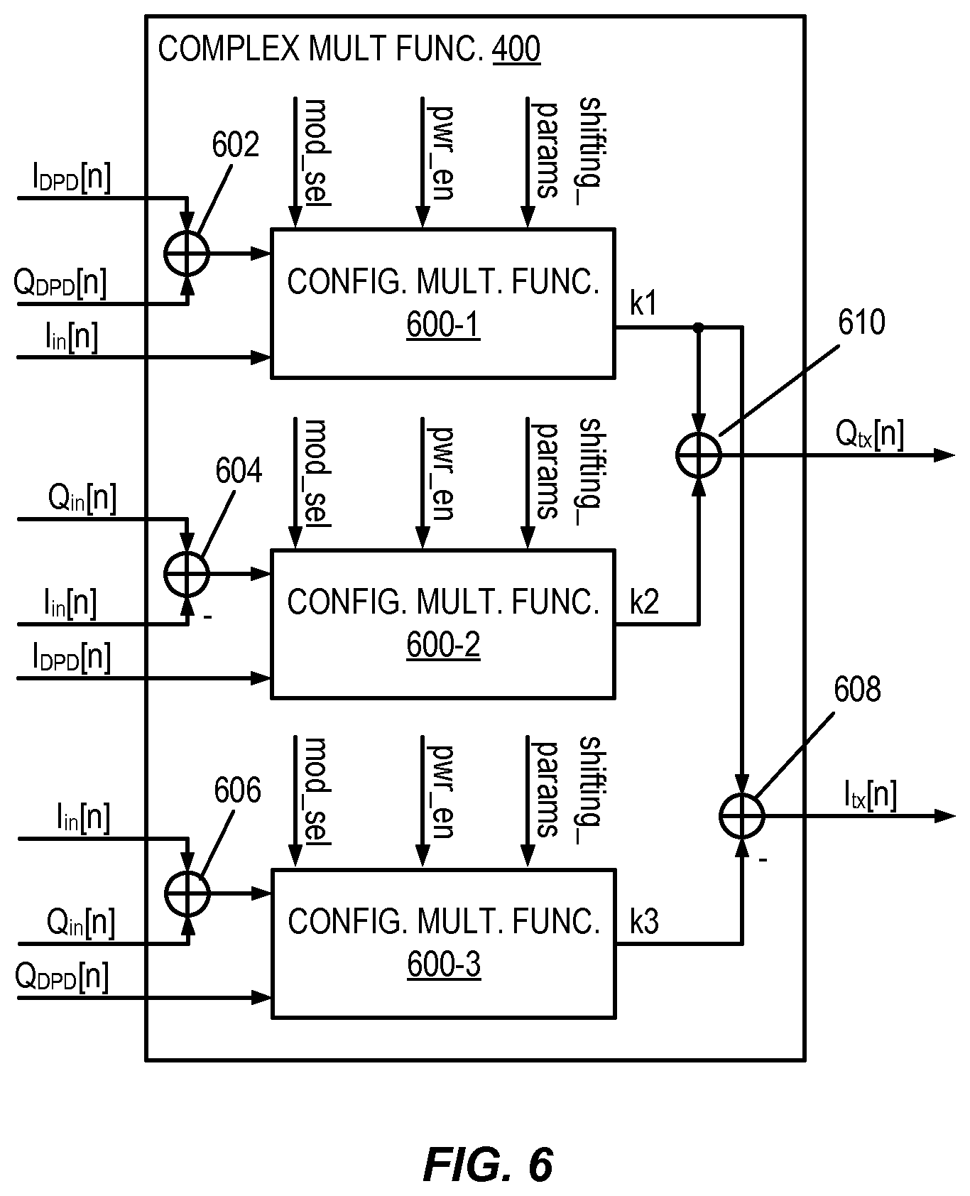 Patent US11824502 Figure 6 – Digital predistortion low power implementation