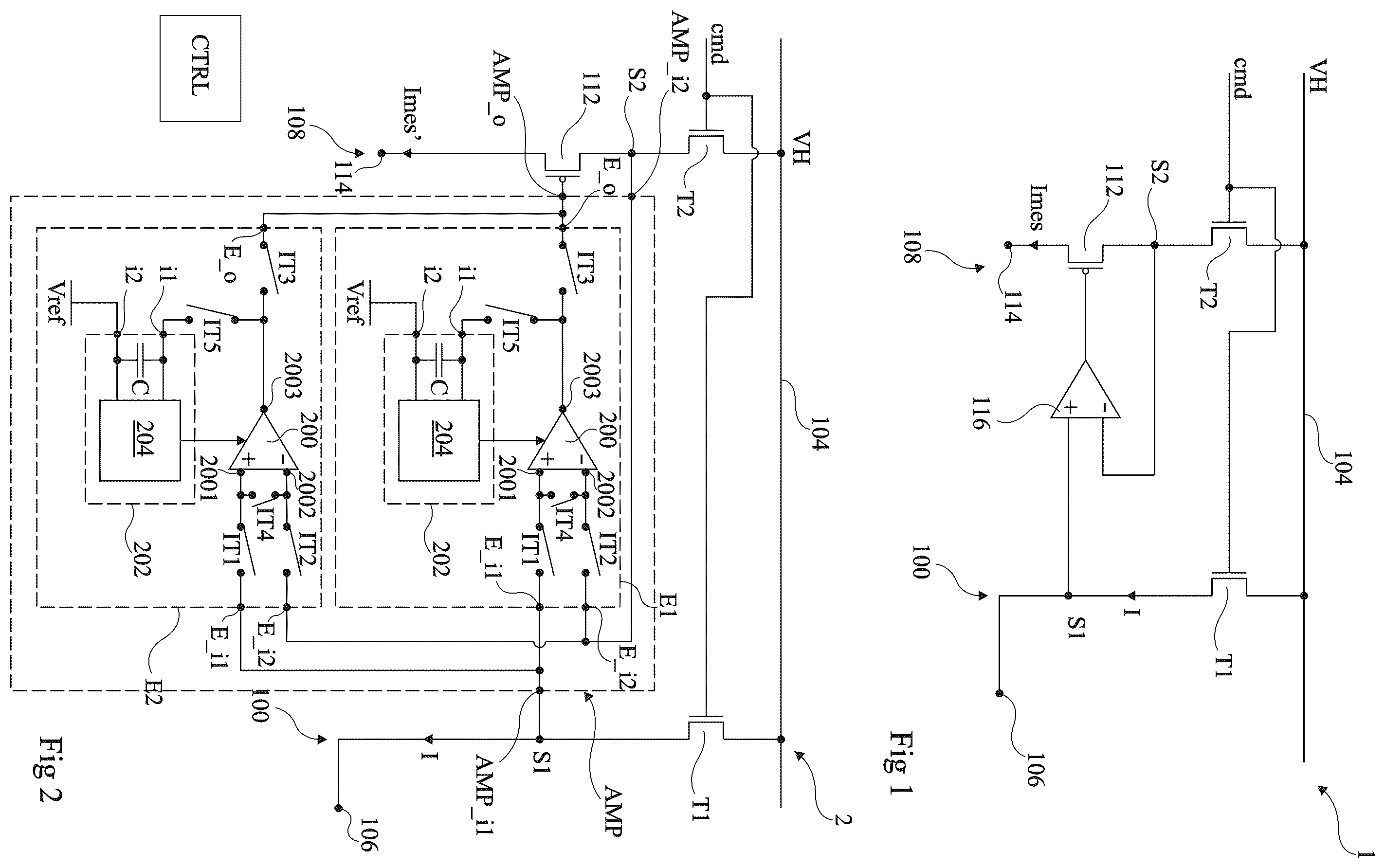Patent US11824504 Figure 1 – Error amplifier device