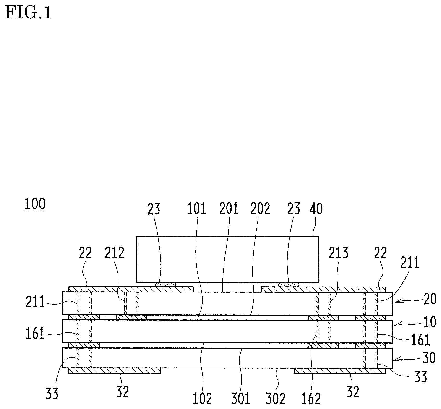 Patent US11824512 Figure 1 – Piezoelectric resonator device