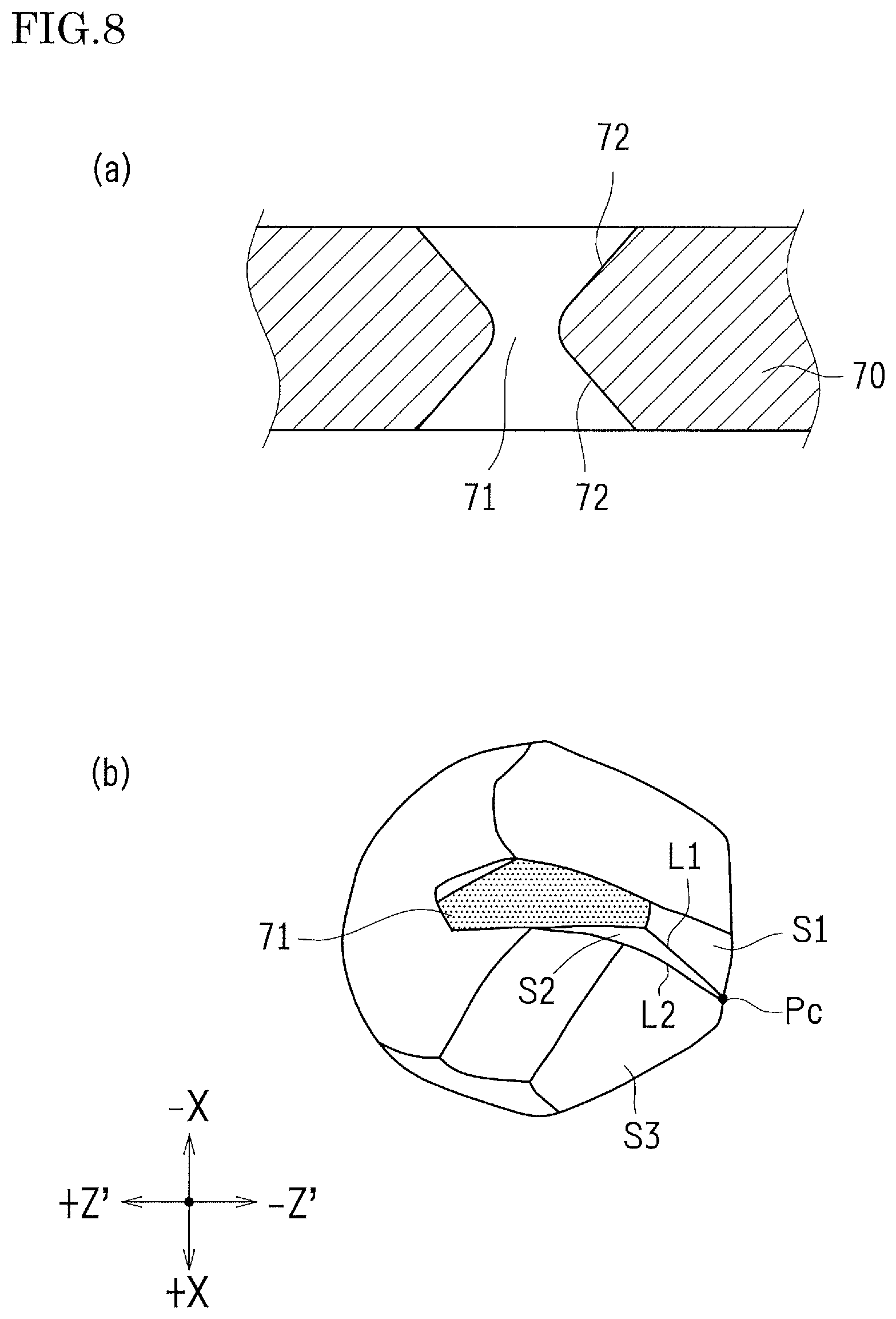 Patent US11824512 Figure 8 – Piezoelectric resonator device