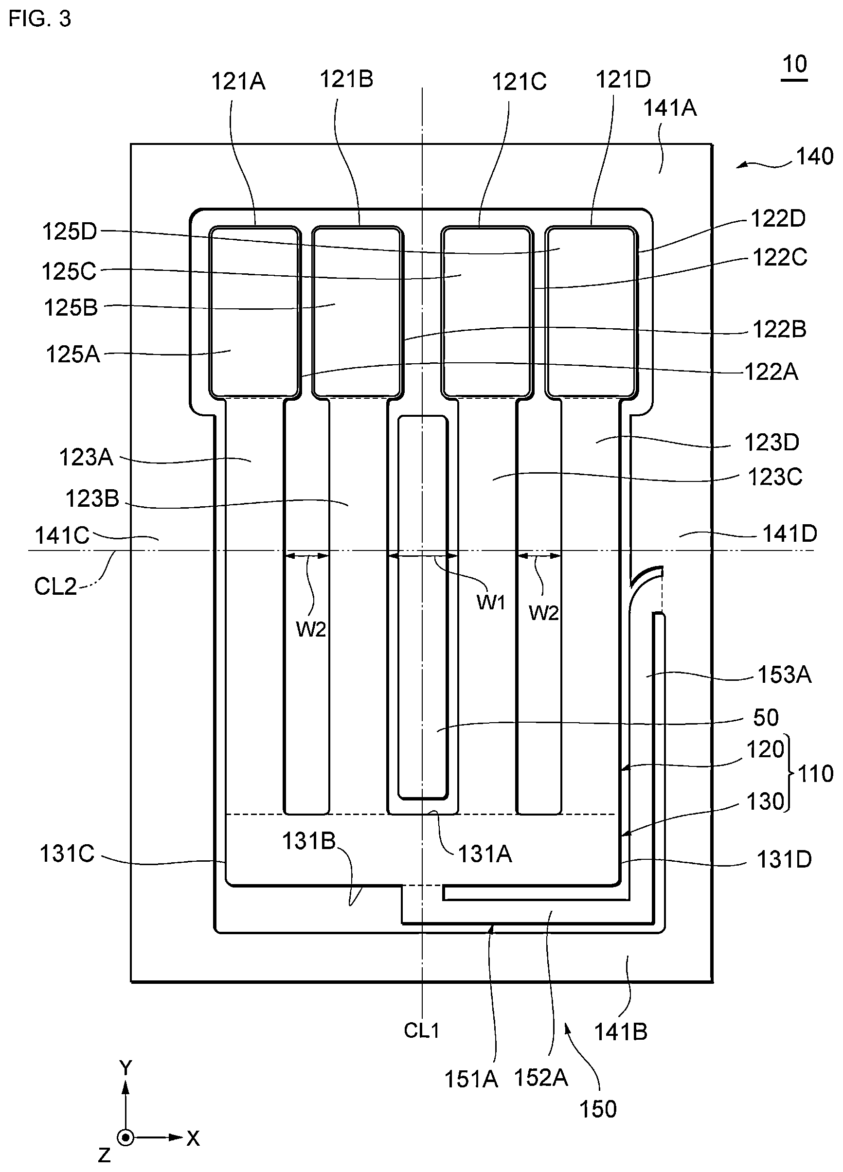 Patent US11824517 Figure 3 – Resonator and resonance device