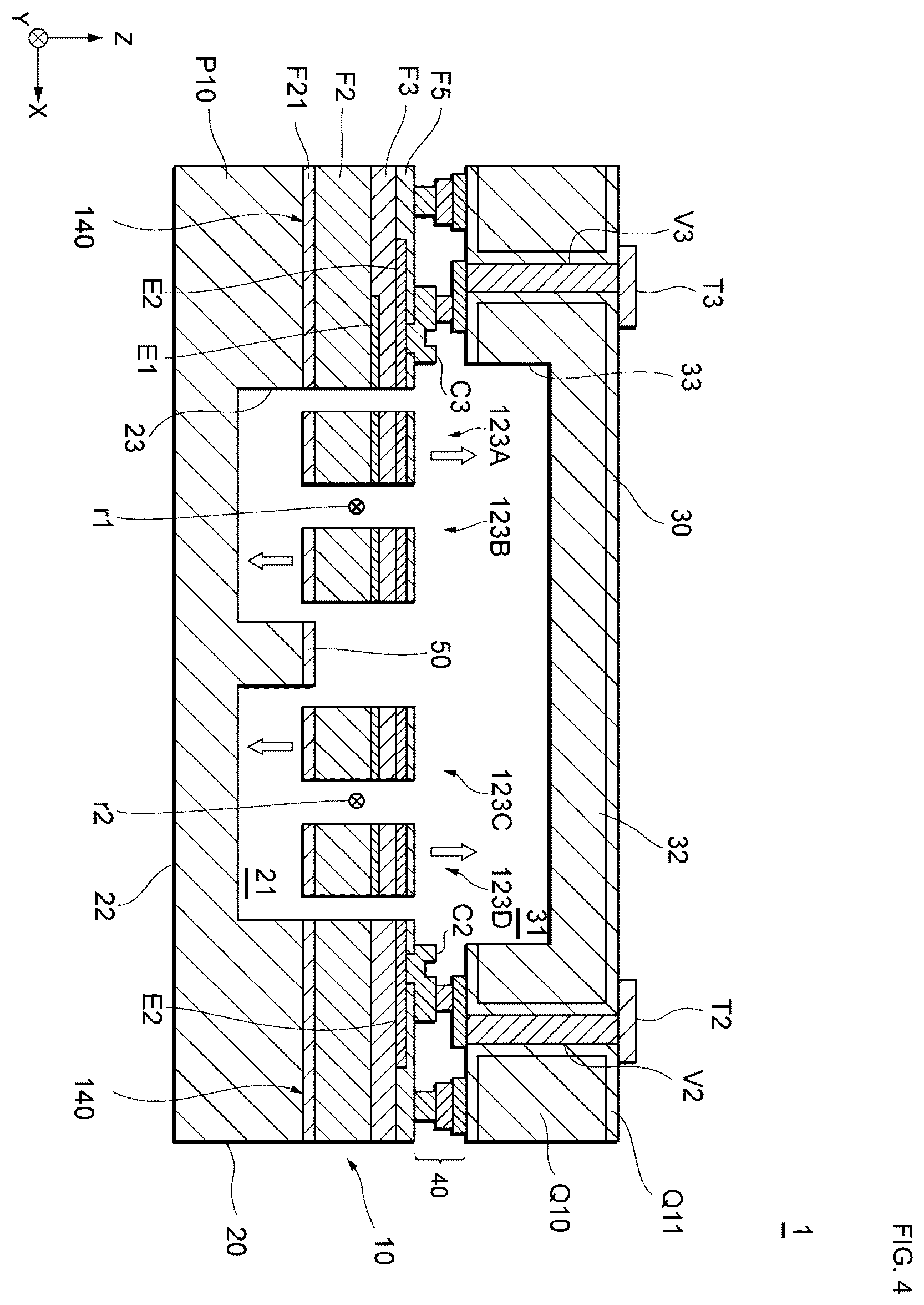 Patent US11824517 Figure 4 – Resonator and resonance device