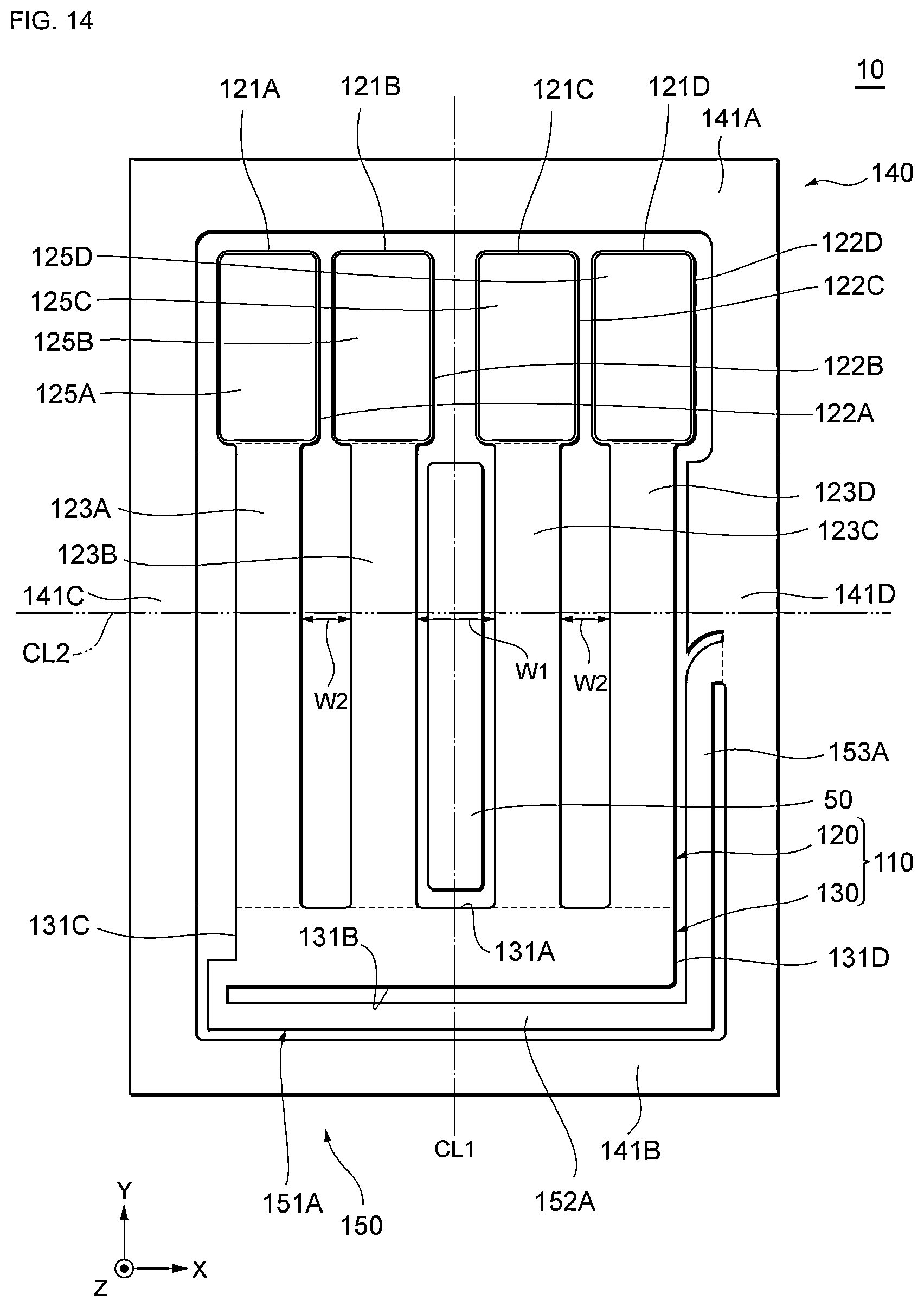 Patent US11824517 Figure 14 – Resonator and resonance device