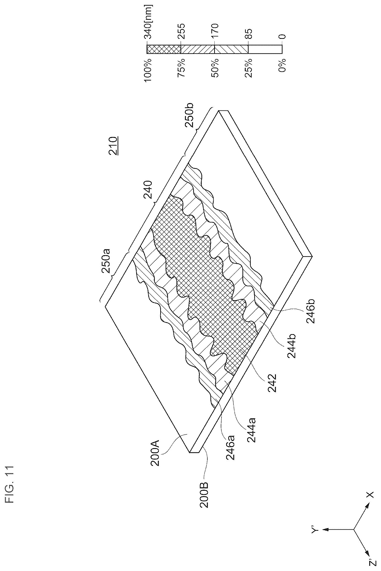 Patent US11824521 Figure 10 – Vibration substrate having a pair of holding portions and a beam portion connecting the holding portions, vibrator, and vibrator unit