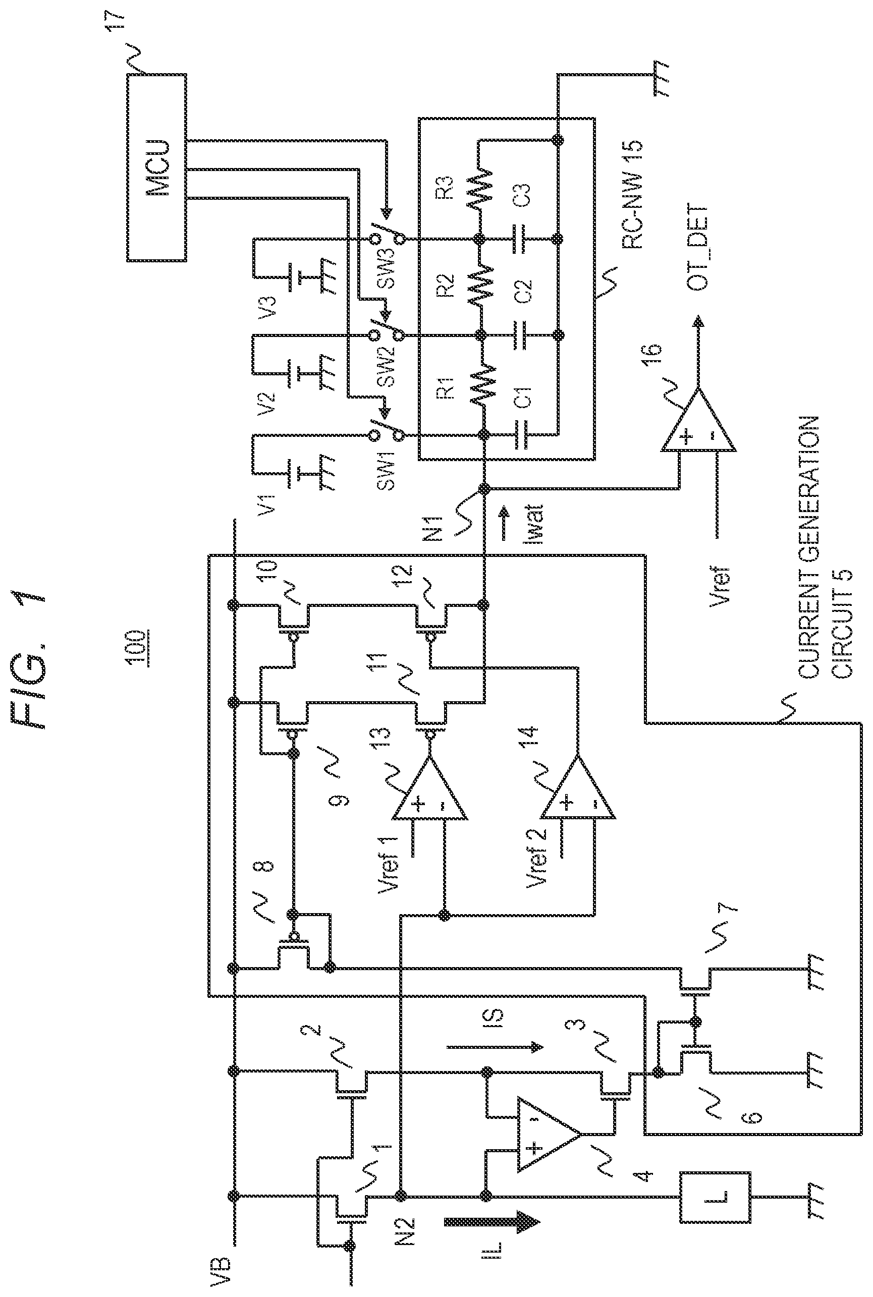 Patent US11824524 Figure 1 – Semiconductor device
