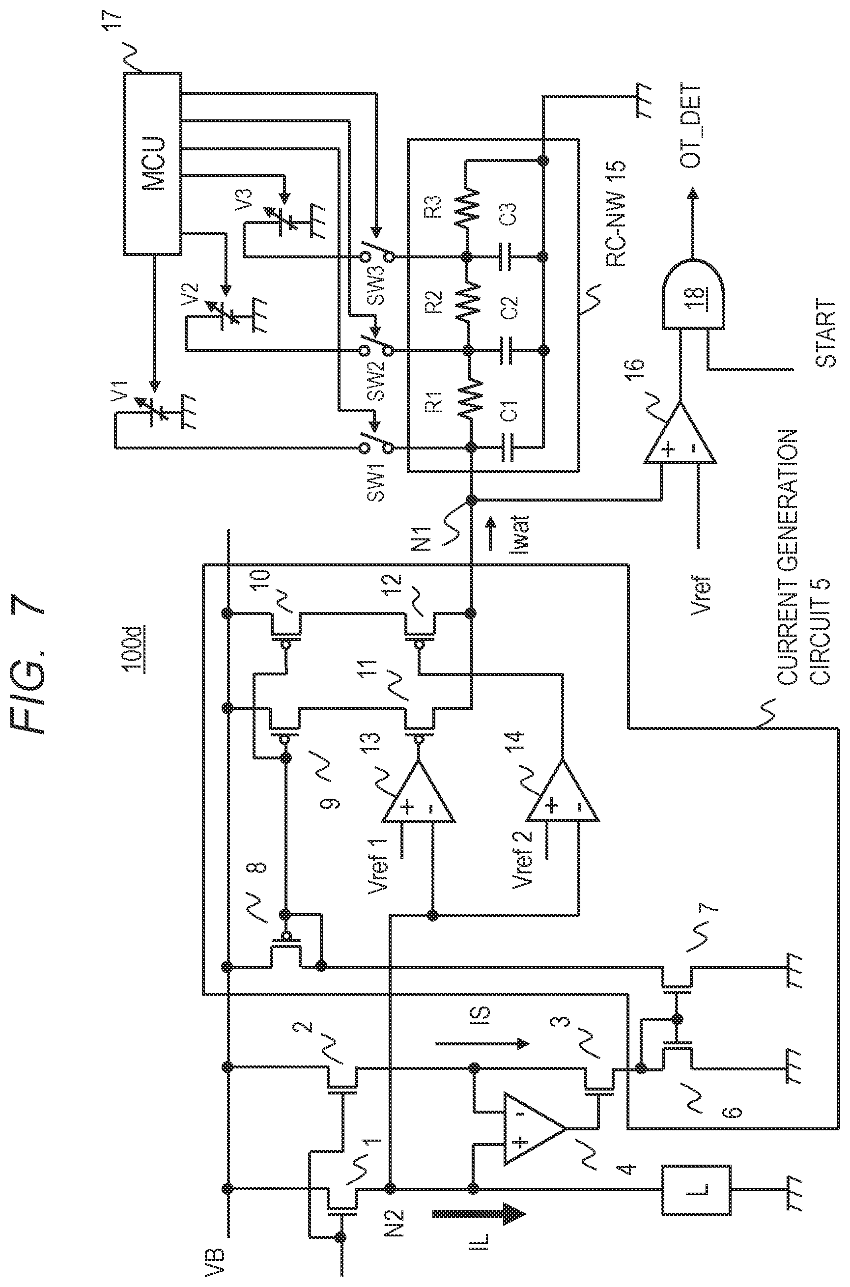 Patent US11824524 Figure 7 – Semiconductor device