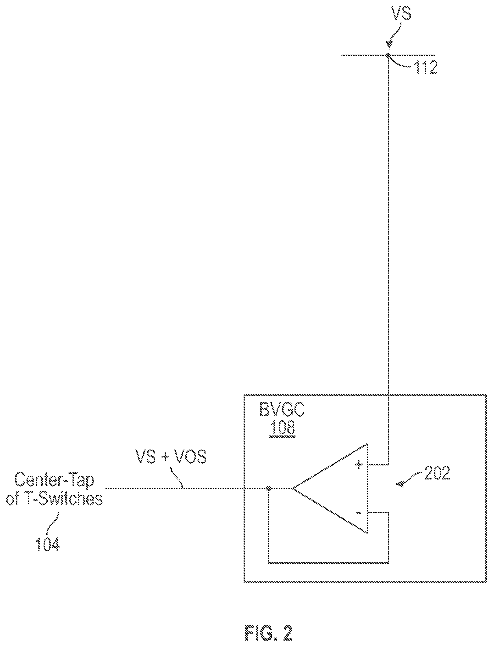 Patent US11824525 Figure 2 – T-switch with reduced current leakage