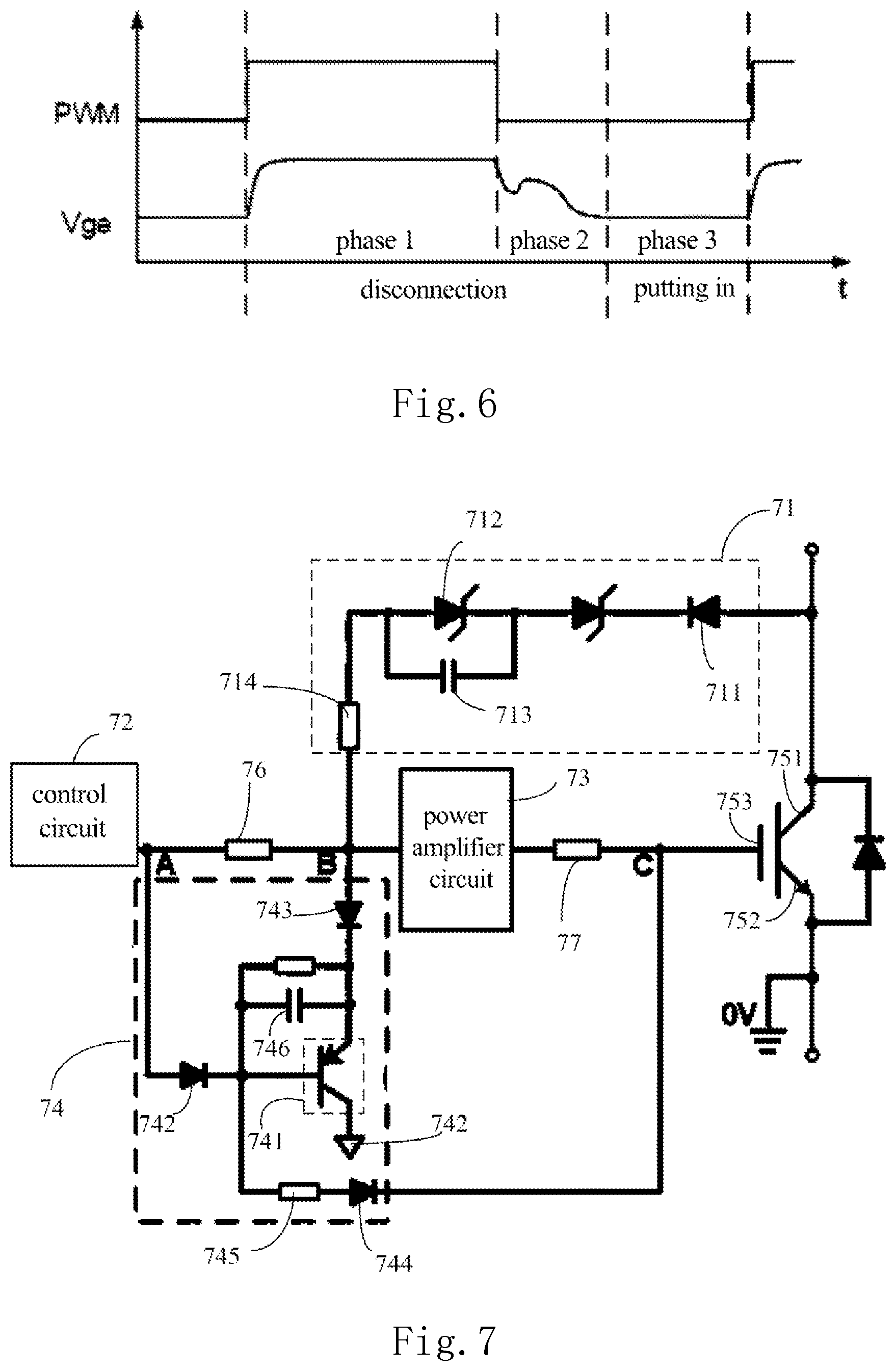 Patent US11824526 Figure 5 – Circuit and control method for preventing false turn-on of semiconductor switching device