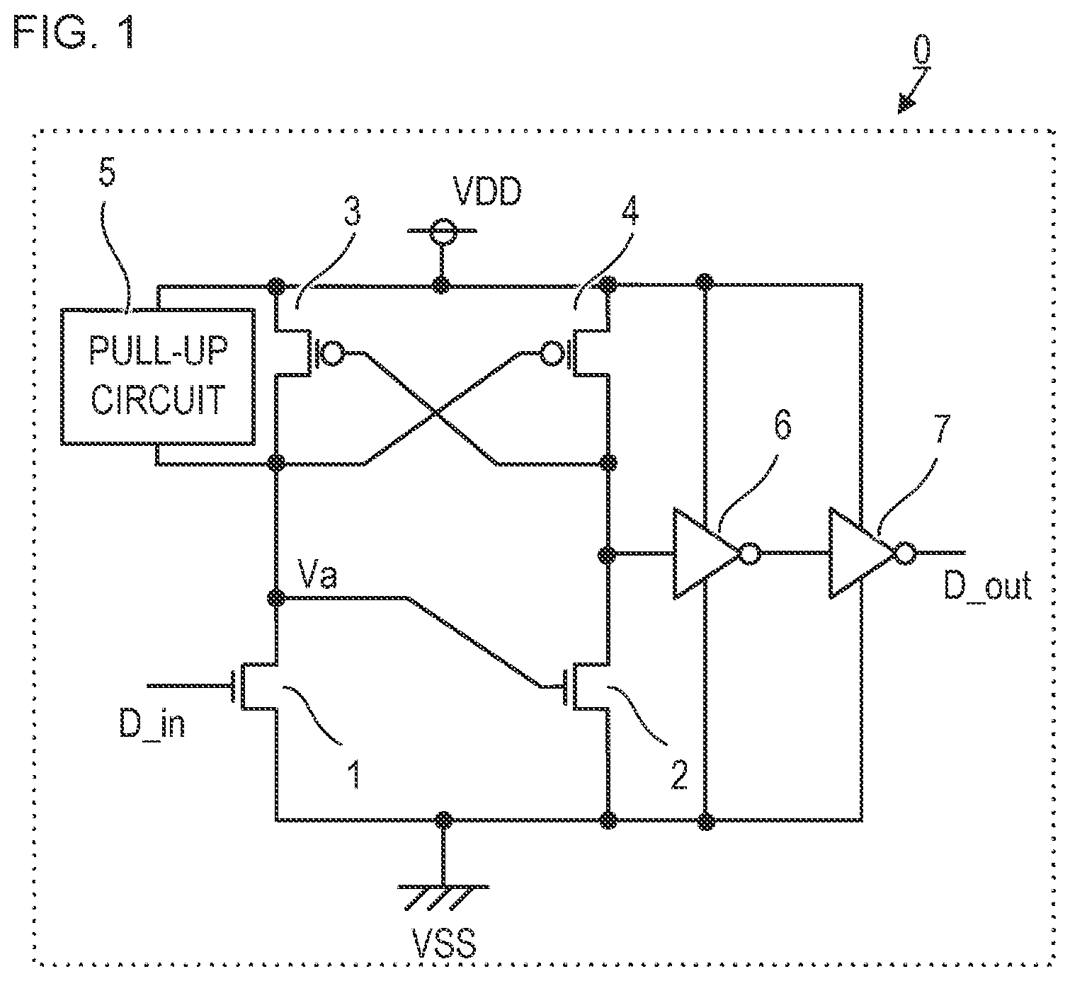 Patent US11824532 Figure 1 – Level shift circuit, light source, and image forming apparatus