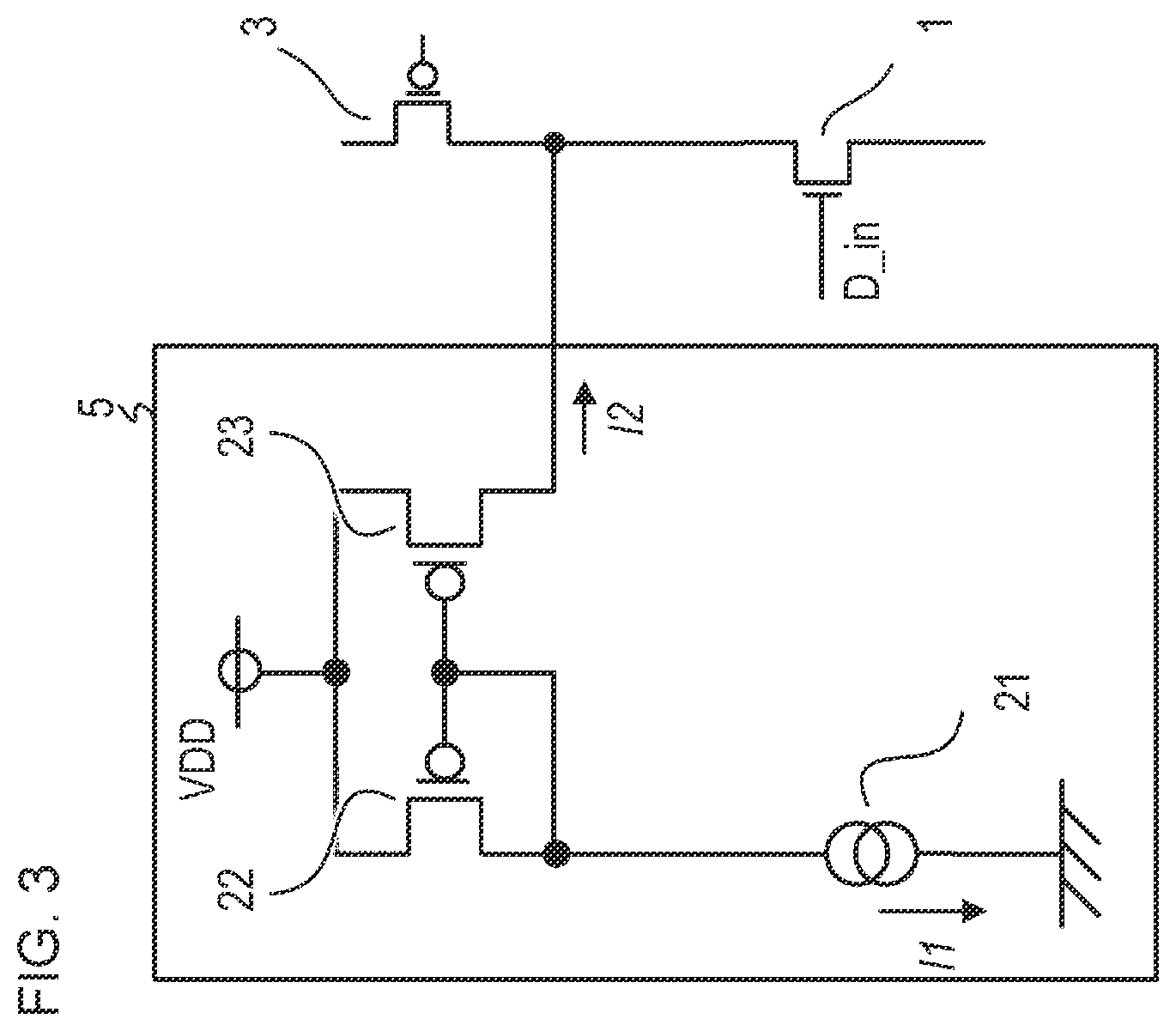 Patent US11824532 Figure 3 – Level shift circuit, light source, and image forming apparatus