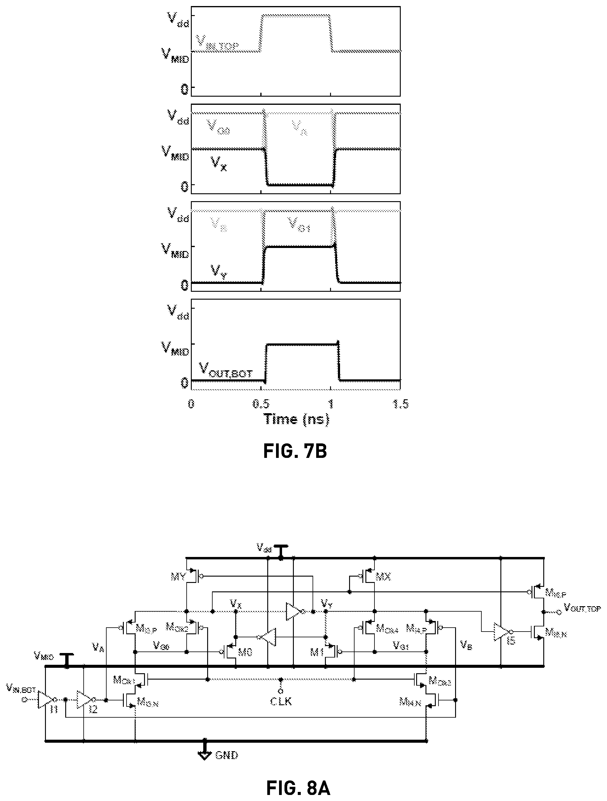 Patent US11824533 Figure 6 – Level-conversion circuits utilizing level-dependent inverter supply voltages