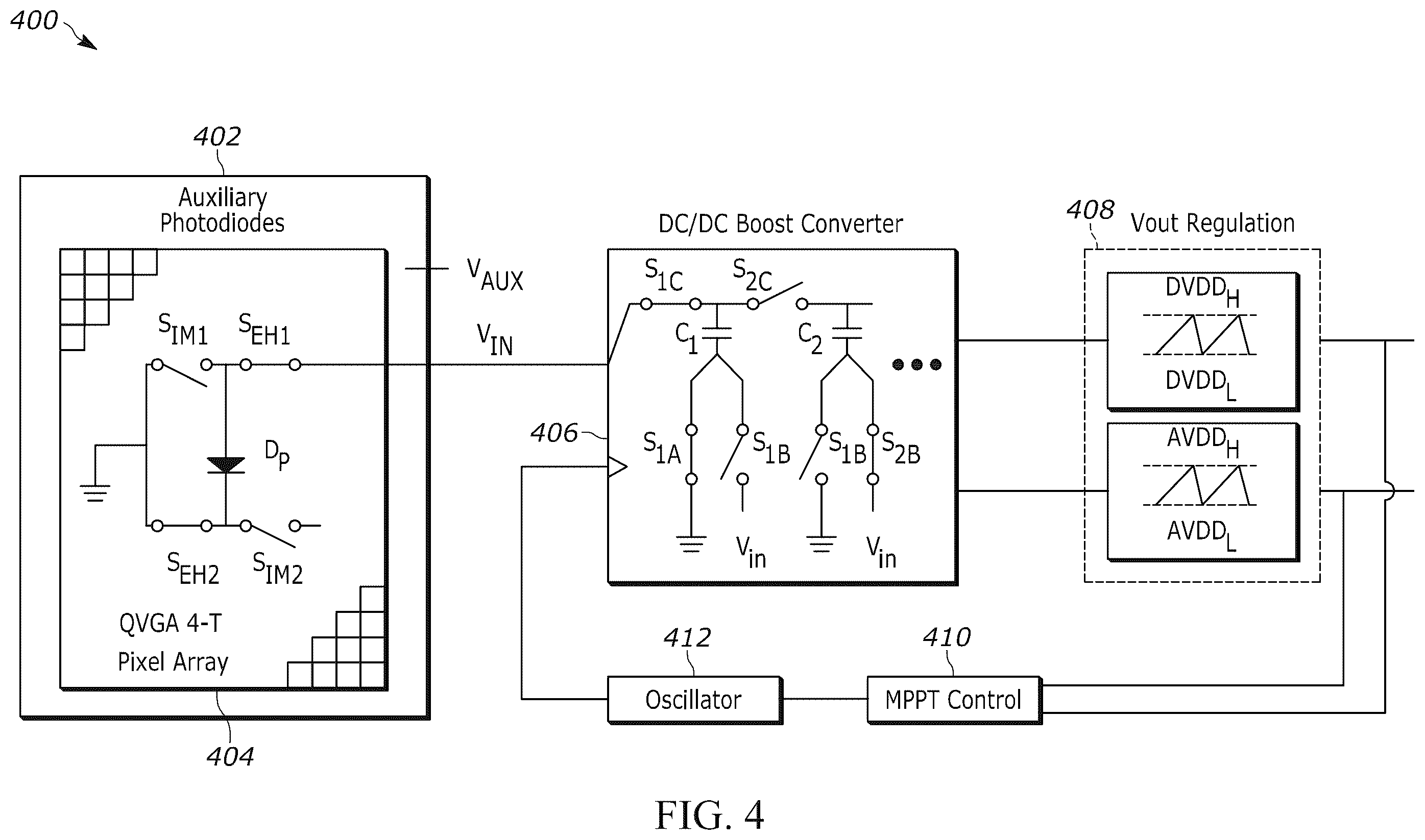 Patent US11824537 Figure 3 – Interleaved ring oscillator for non-overlapping clock