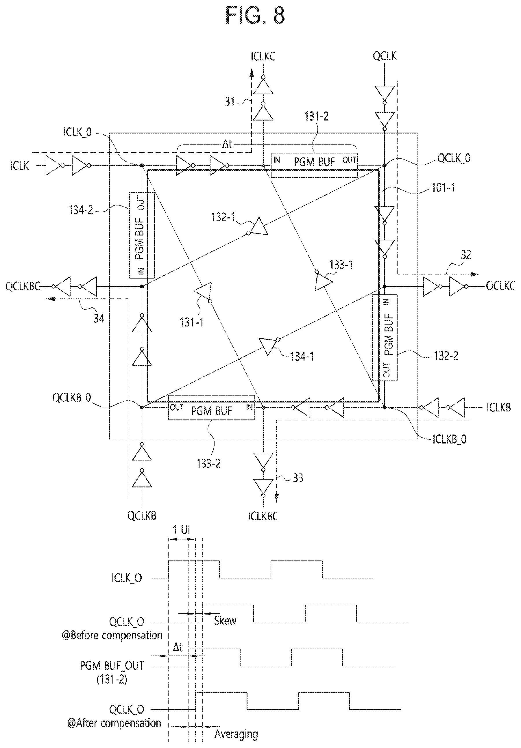 Patent US11824544 Figure 7 – Phase correction circuit, and clock buffer and semiconductor apparatus including the same