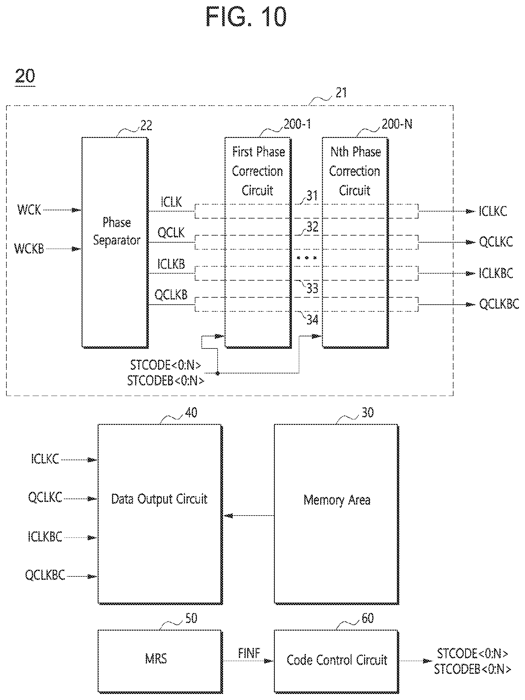 Patent US11824544 Figure 9 – Phase correction circuit, and clock buffer and semiconductor apparatus including the same