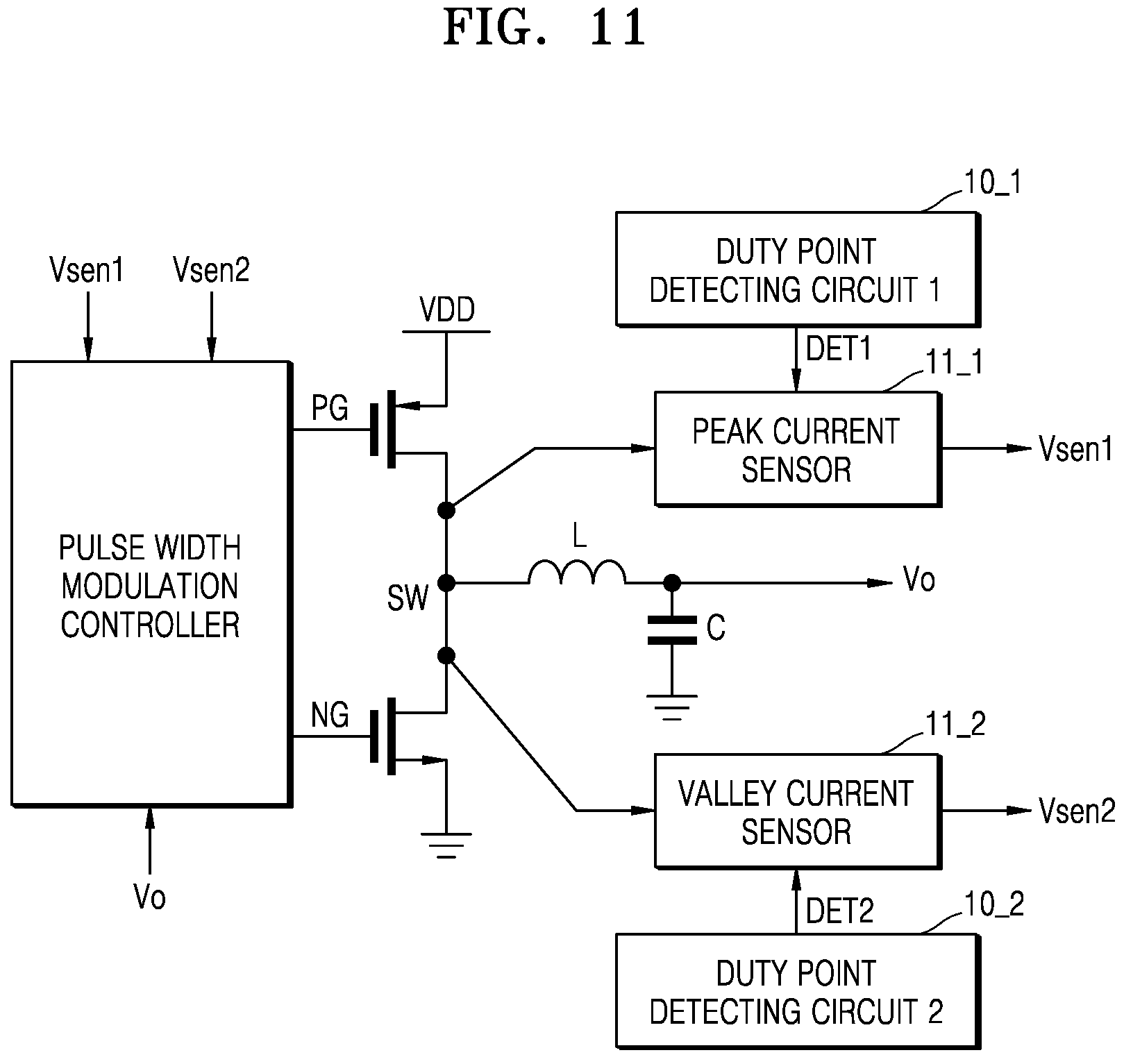 Patent US11824545 Figure 9 – Duty point detection circuit and operating method thereof