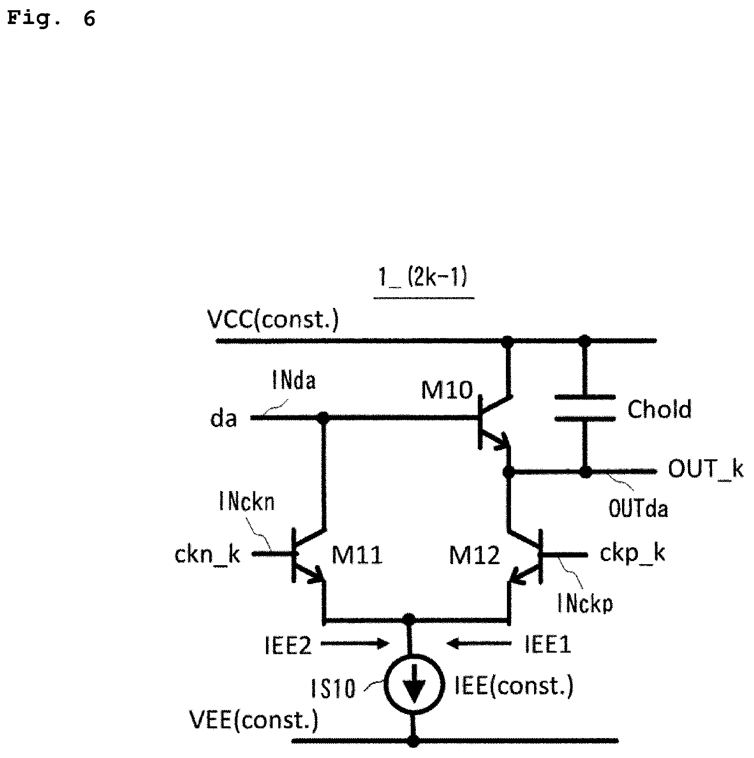 Patent US11824551 Figure 6 – Track-and-hold circuit
