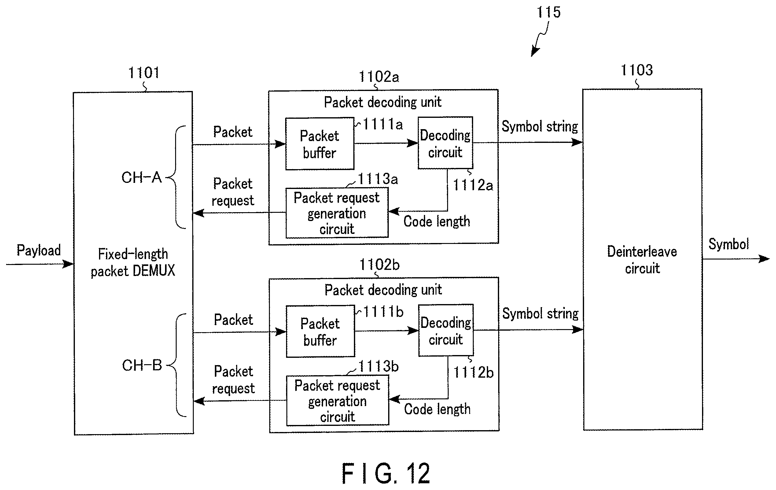 Patent US11824566 Figure 11 – Data decompression device, data compression device, and memory system