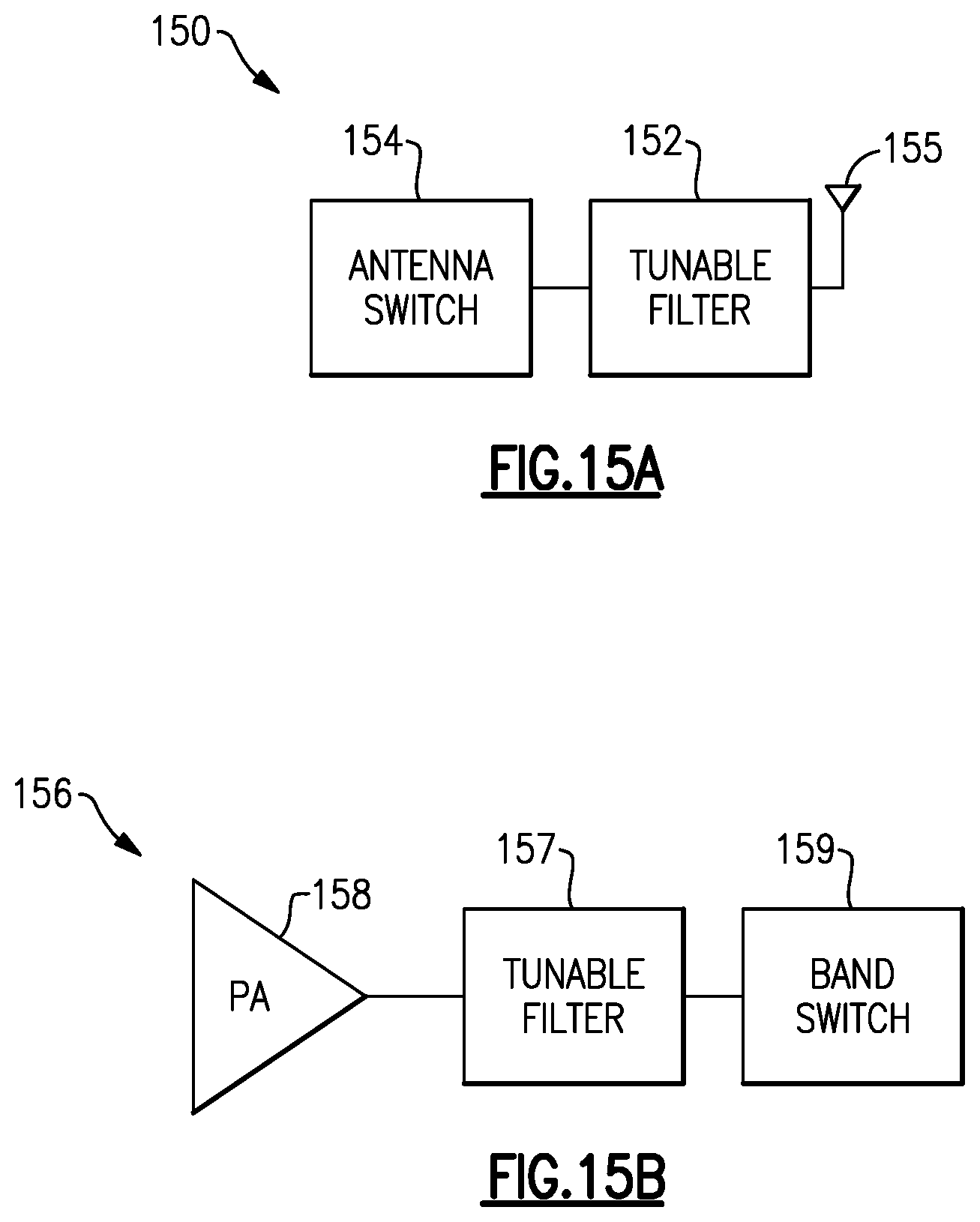 Patent US11824569 Figure 18 – Radio frequency system with tunable filters including tunable filter with mutually coupled inductors