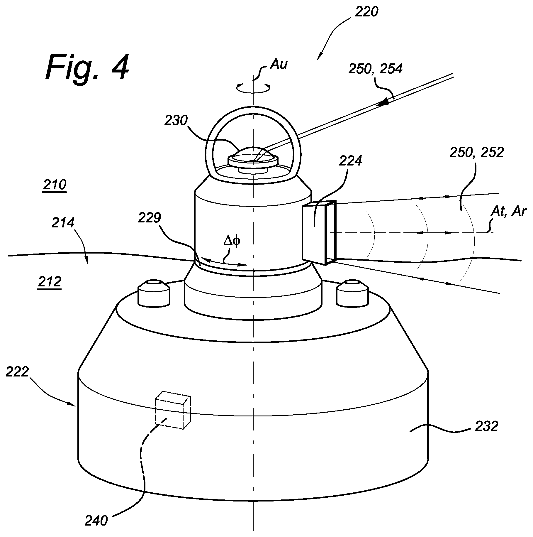 Patent US11824582 Figure 4 – Underwater optical communication unit