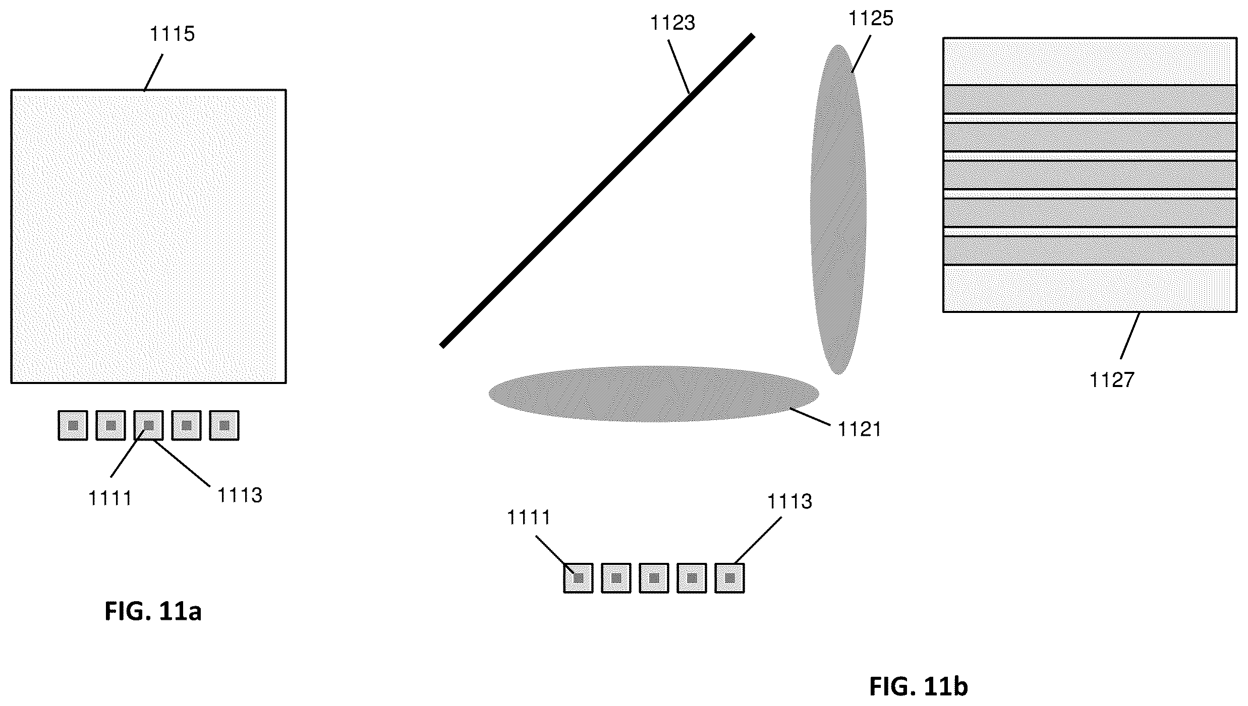 Patent US11824590 Figure 11 – Interconnect networks using microLED-based optical links