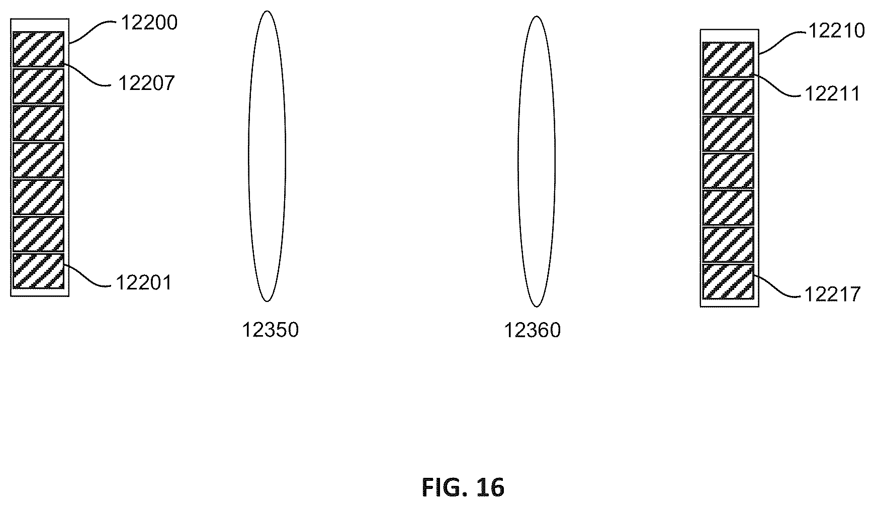 Patent US11824590 Figure 16 – Interconnect networks using microLED-based optical links