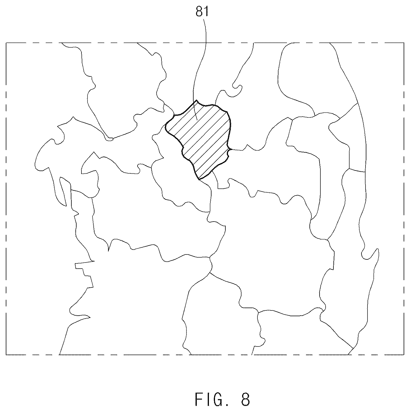 Patent US11824594 Figure 8 – Vehicle, server, vehicle system and method for recommending a radio signal