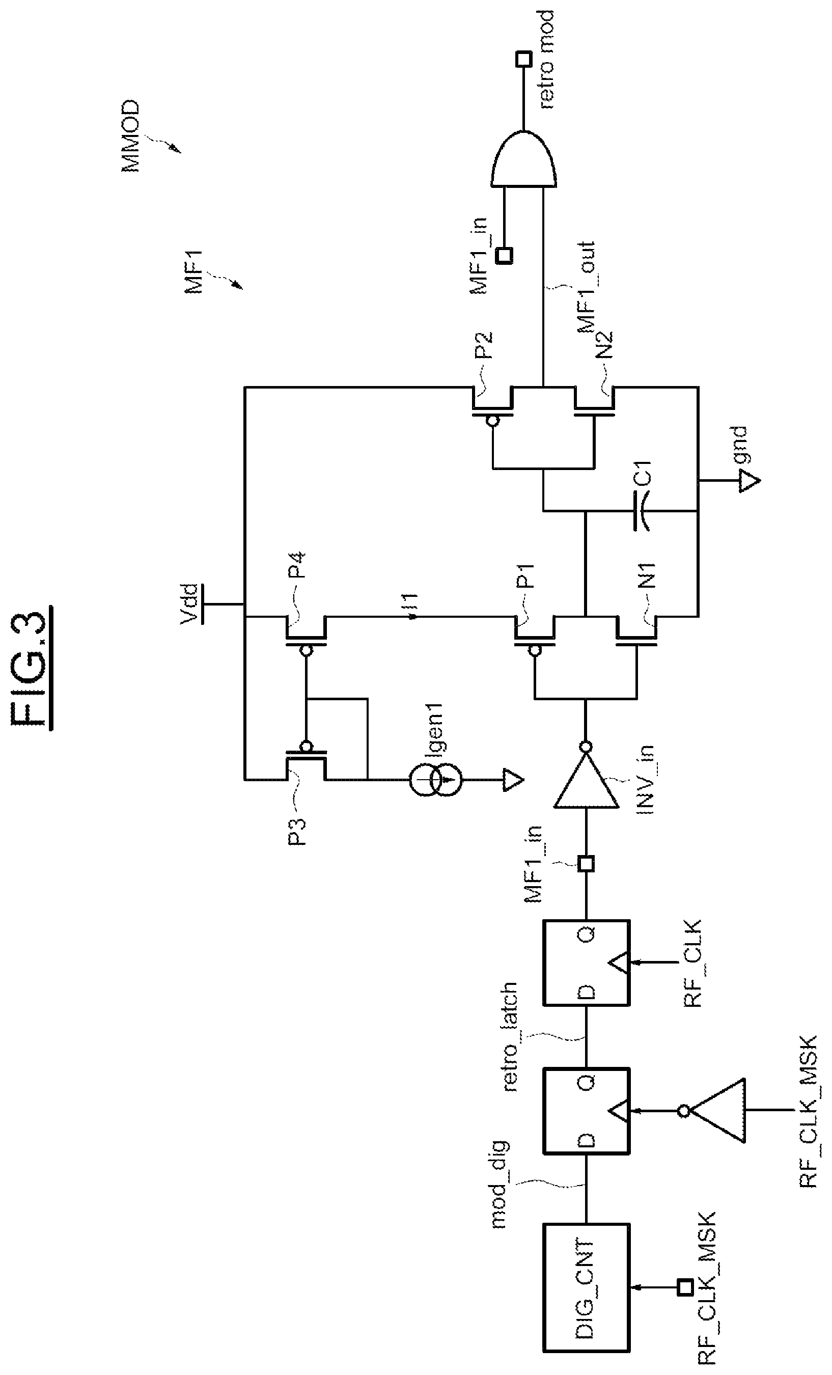 Patent US11824599 Figure 3 – Retromodulation method of a contactless communication, and corresponding transponder