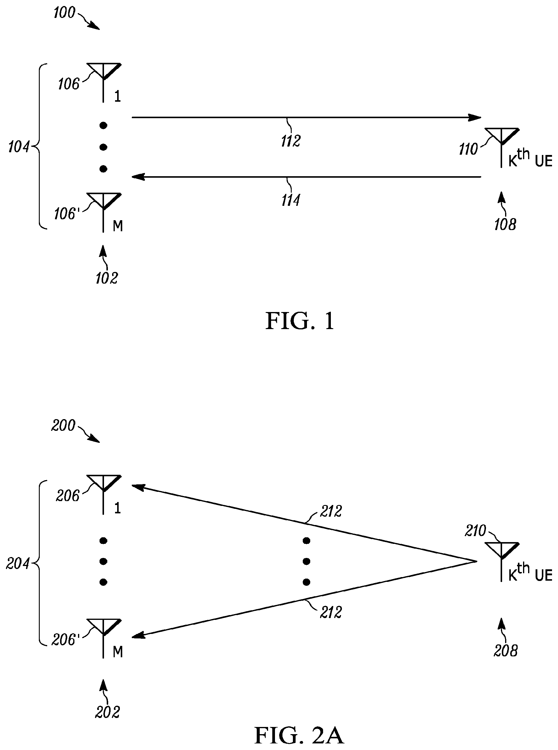 Patent US11824602 Figure 1 – System to acquire channel state information for multiple-input and multiple-output systems