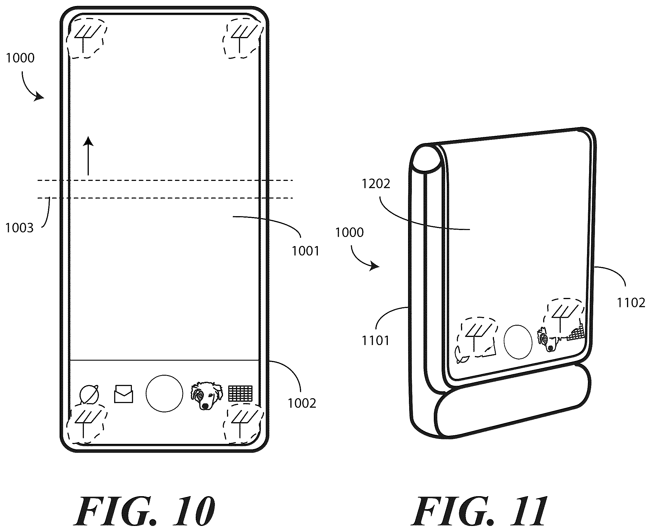 Patent US11824605 Figure 8 – Dynamic selection and usage of MIMO antenna elements in an electronic device as a function of correlation pattern