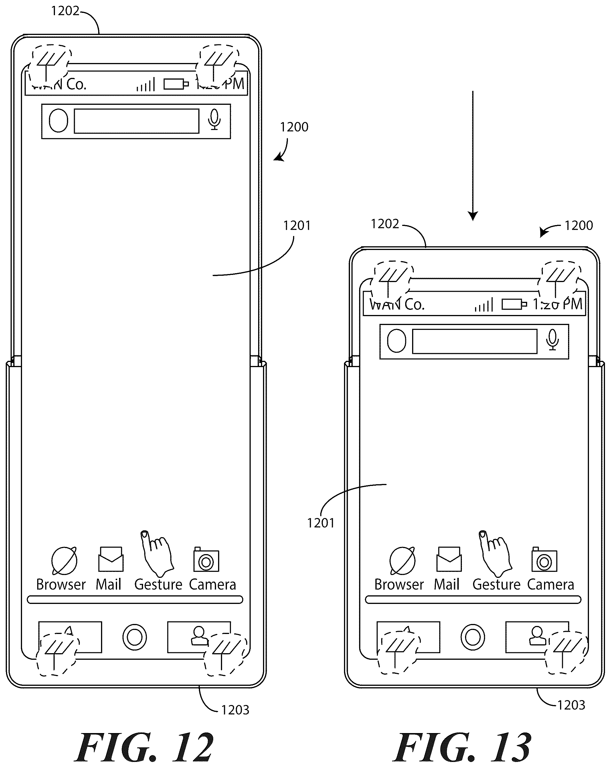 Patent US11824605 Figure 9 – Dynamic selection and usage of MIMO antenna elements in an electronic device as a function of correlation pattern