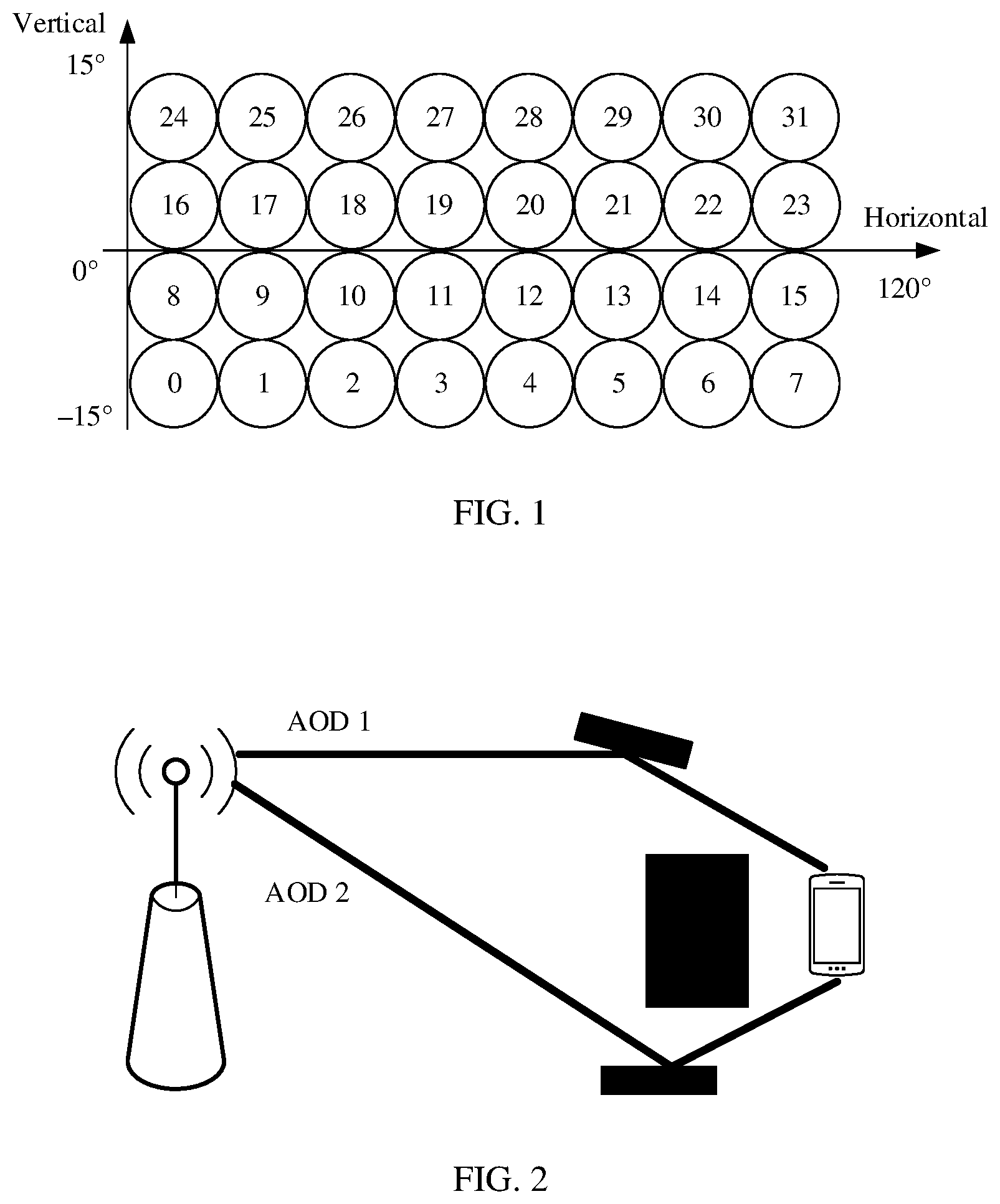 Patent US11824615 — Beam weight obtaining method and apparatus — Figure 1