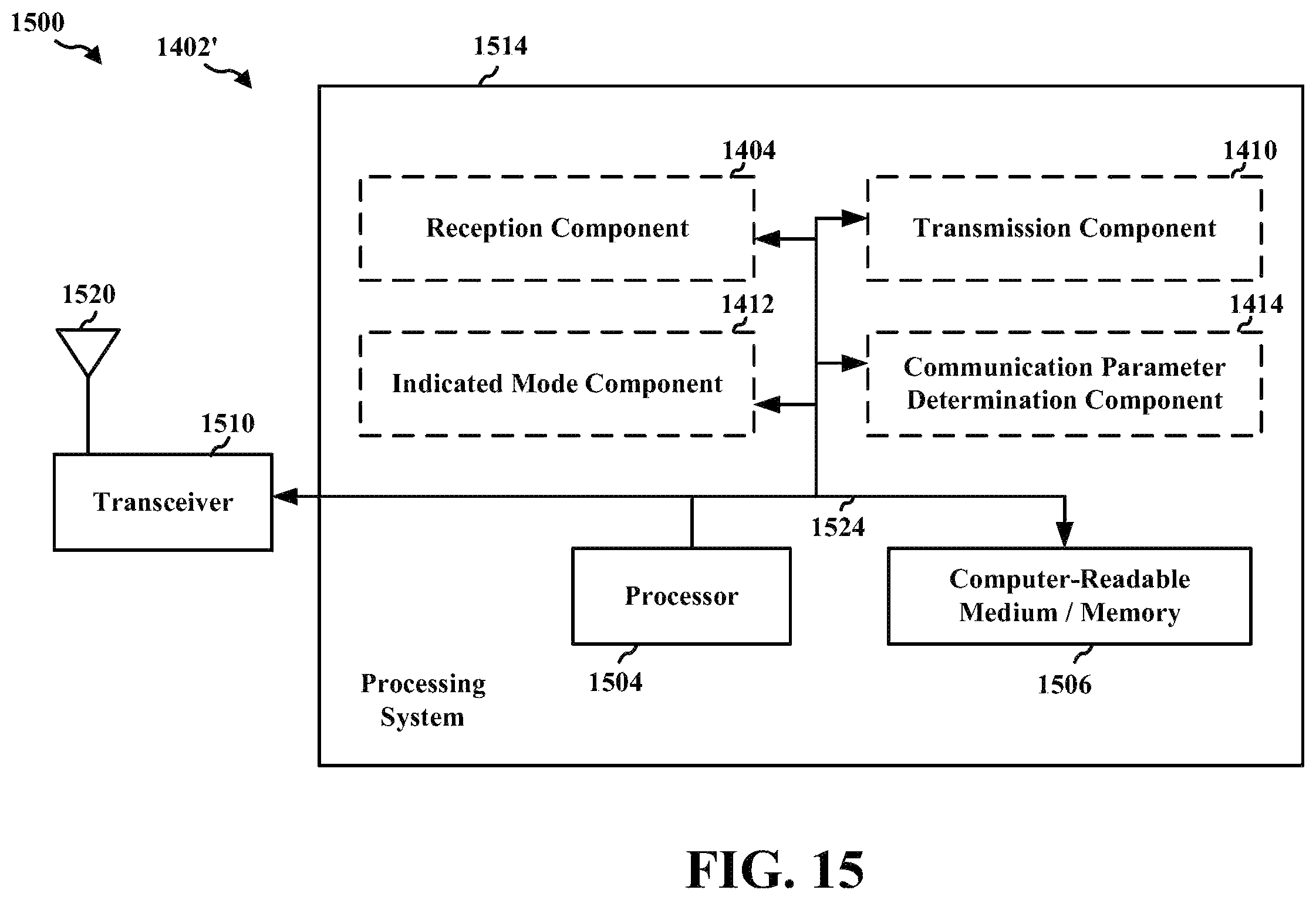 Patent US11824620 Figure 15 – Remote unit with a configurable mode of operation