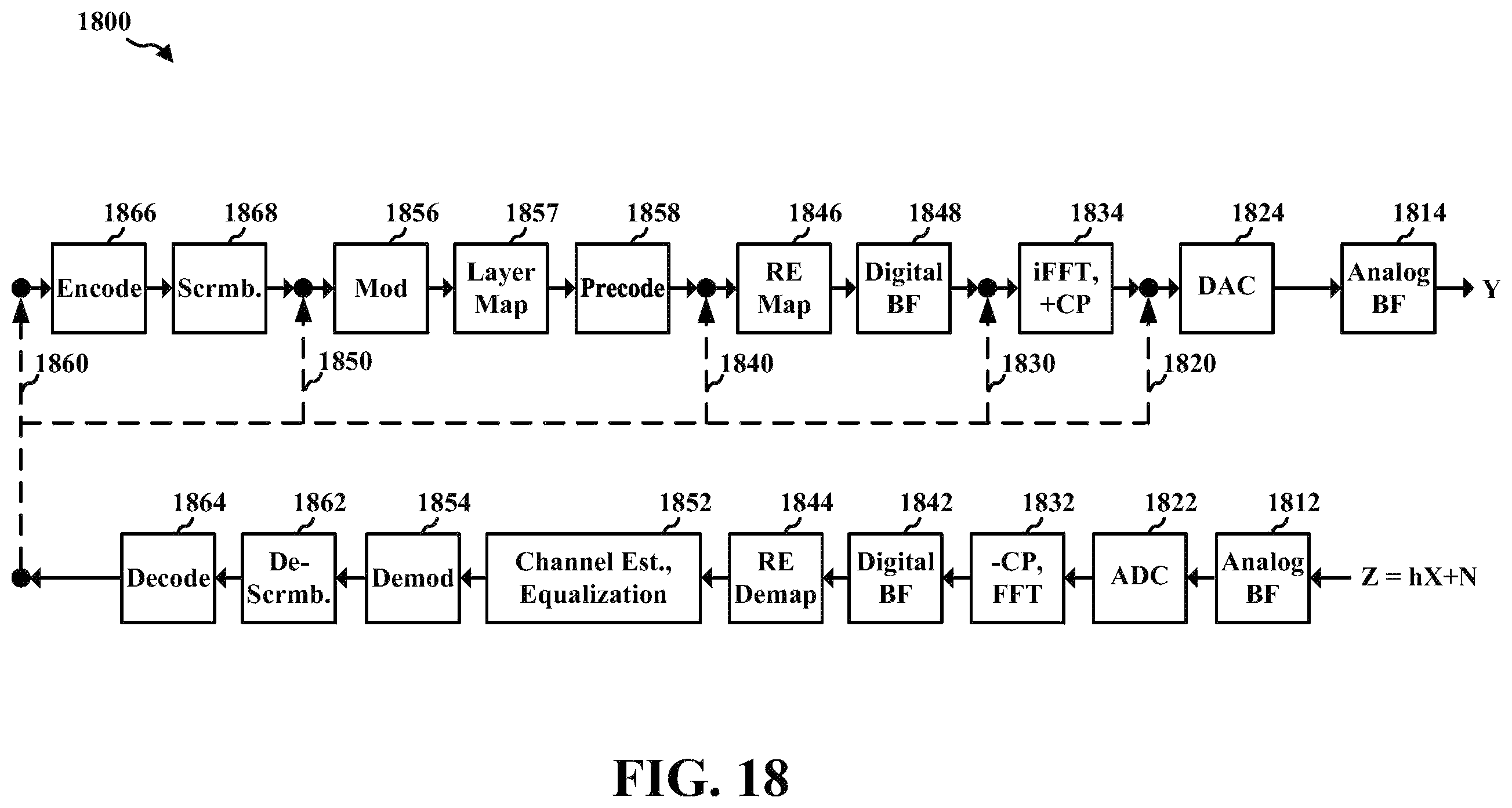 Patent US11824620 Figure 18 – Remote unit with a configurable mode of operation