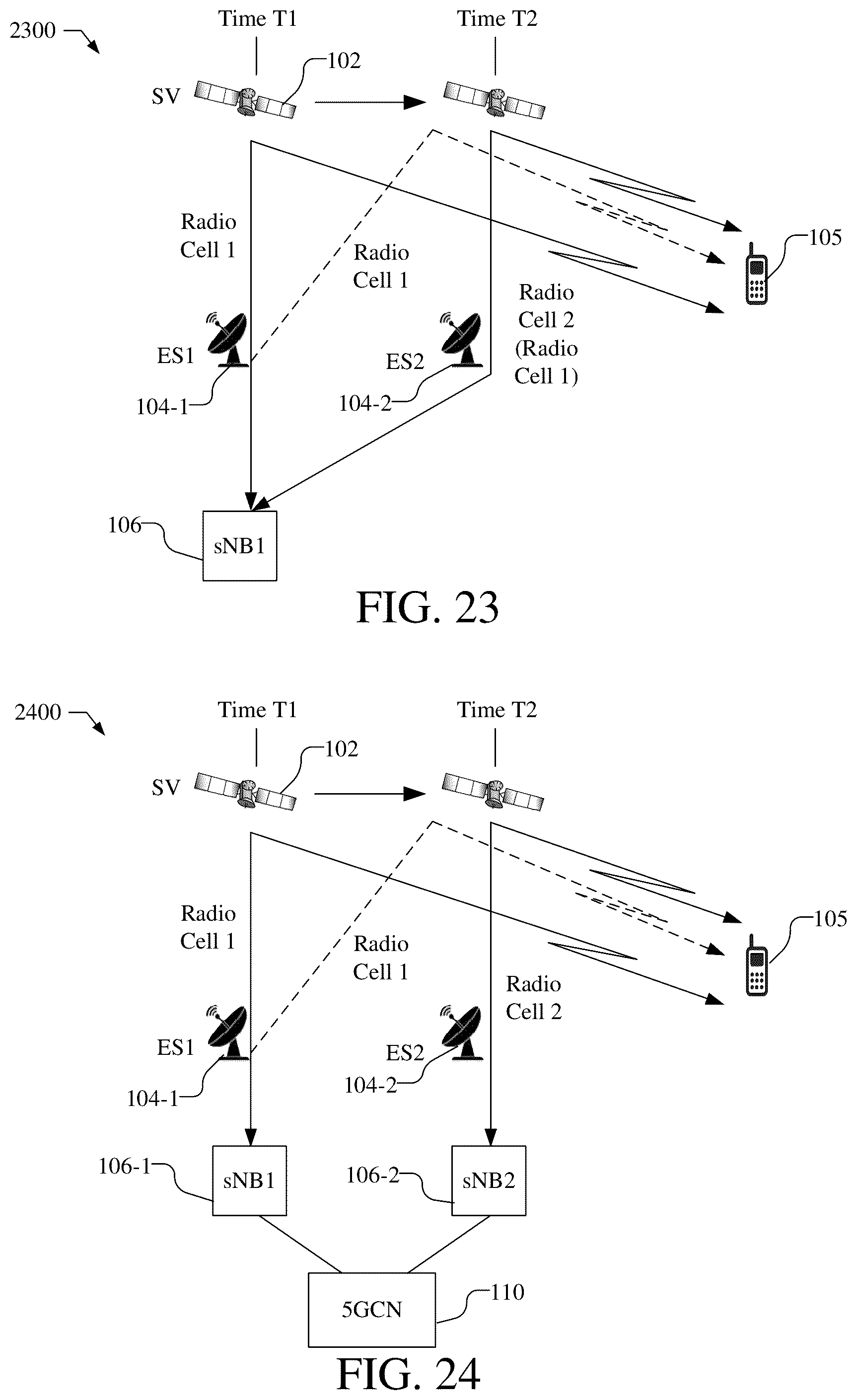 Patent US11824625 Figure 16 – Systems and methods for handover of mobile devices, radio cells and space vehicles for mobile satellite wireless access