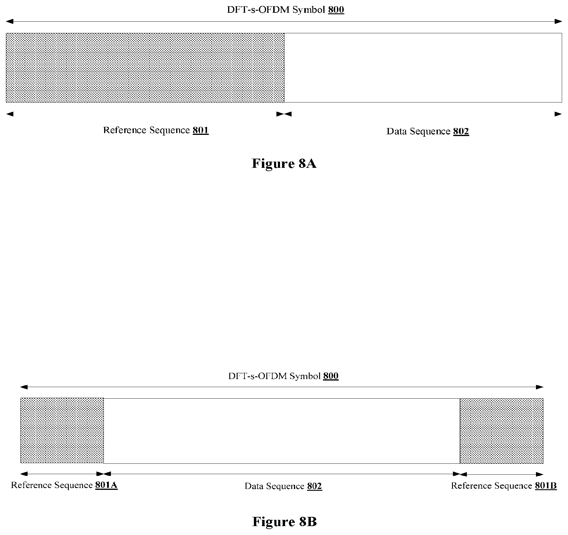 Patent US11824629 Figure 8 – Method and a system for transmitting DFT-s-OFDM symbols