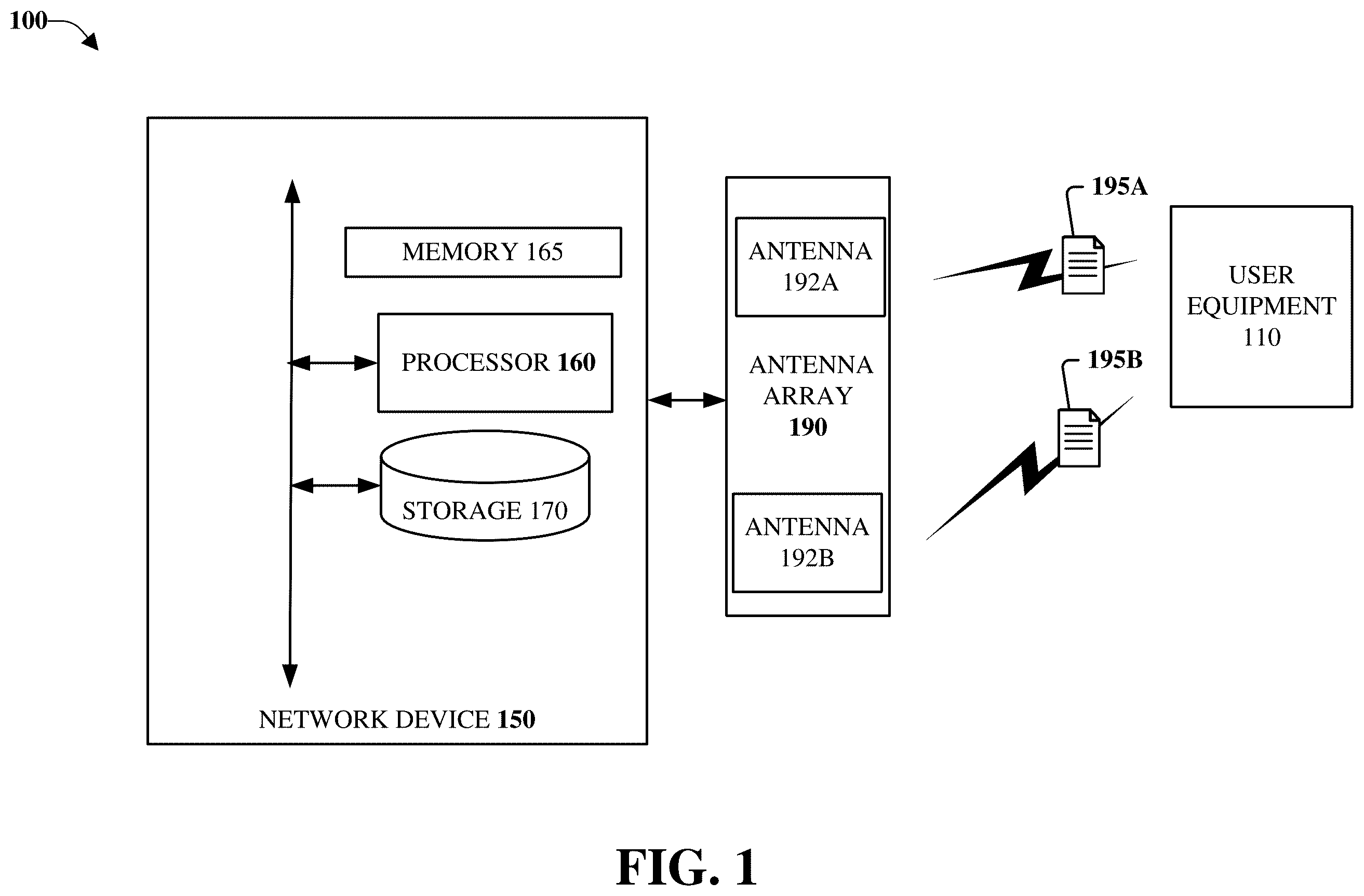 Patent US11824637 Figure 1 – Generating wireless reference signals in a different domain for transmission