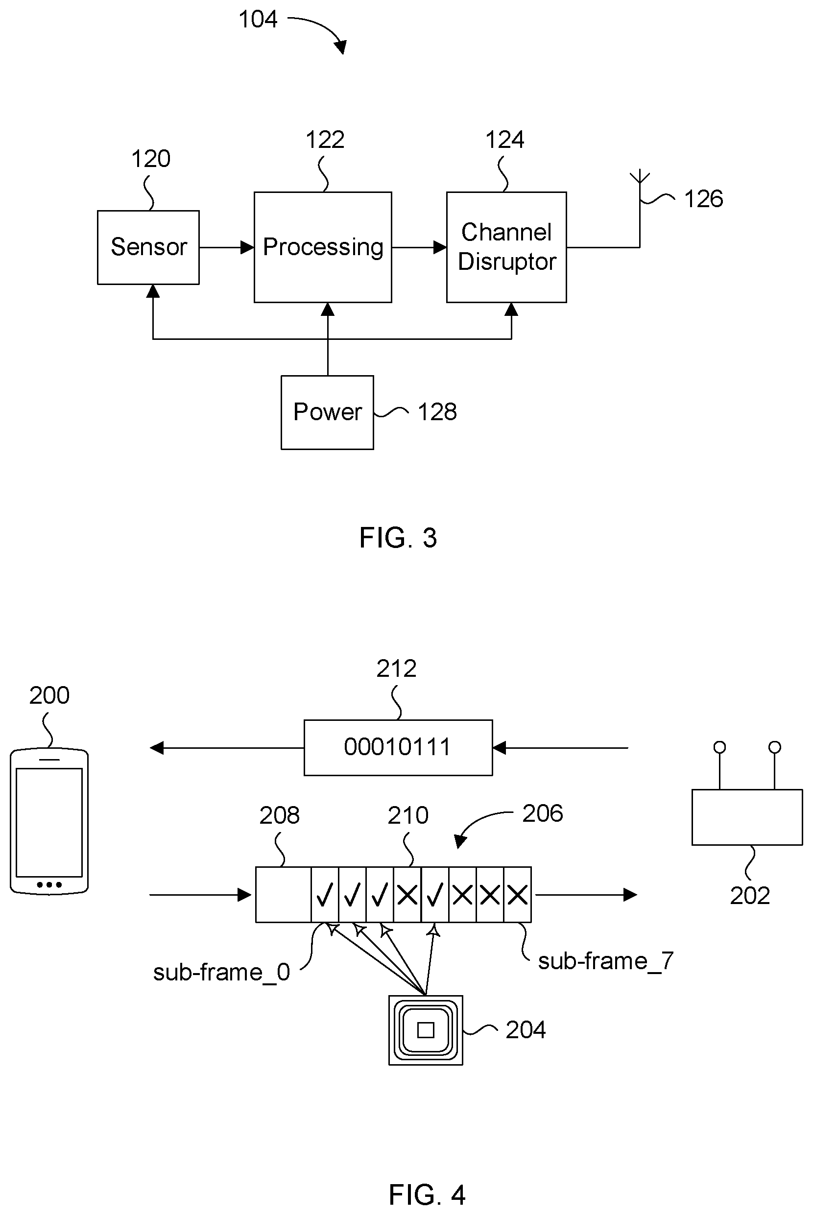 Patent US11824658 Figure 3 – Channel disruption wireless communication system