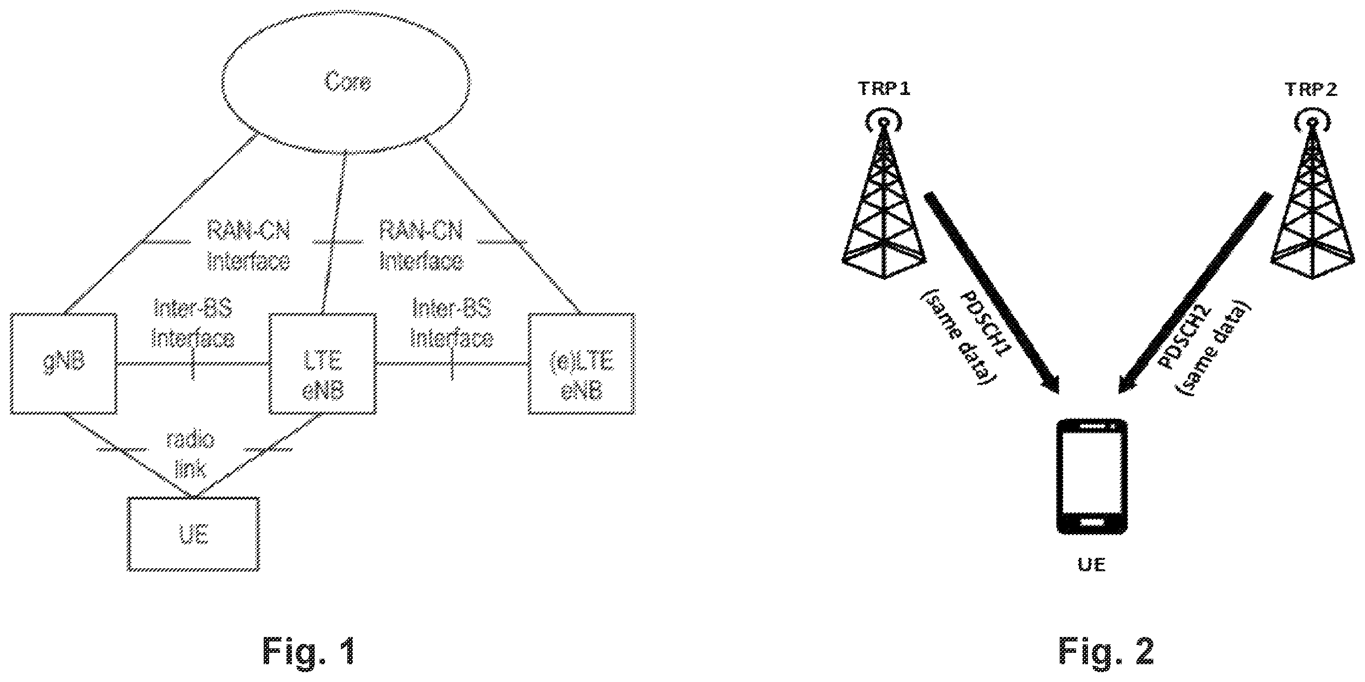 Patent US11824661 Figure 1 – HARQ-ack handling with multiple PUCCH in multi-TRP transmission in NR