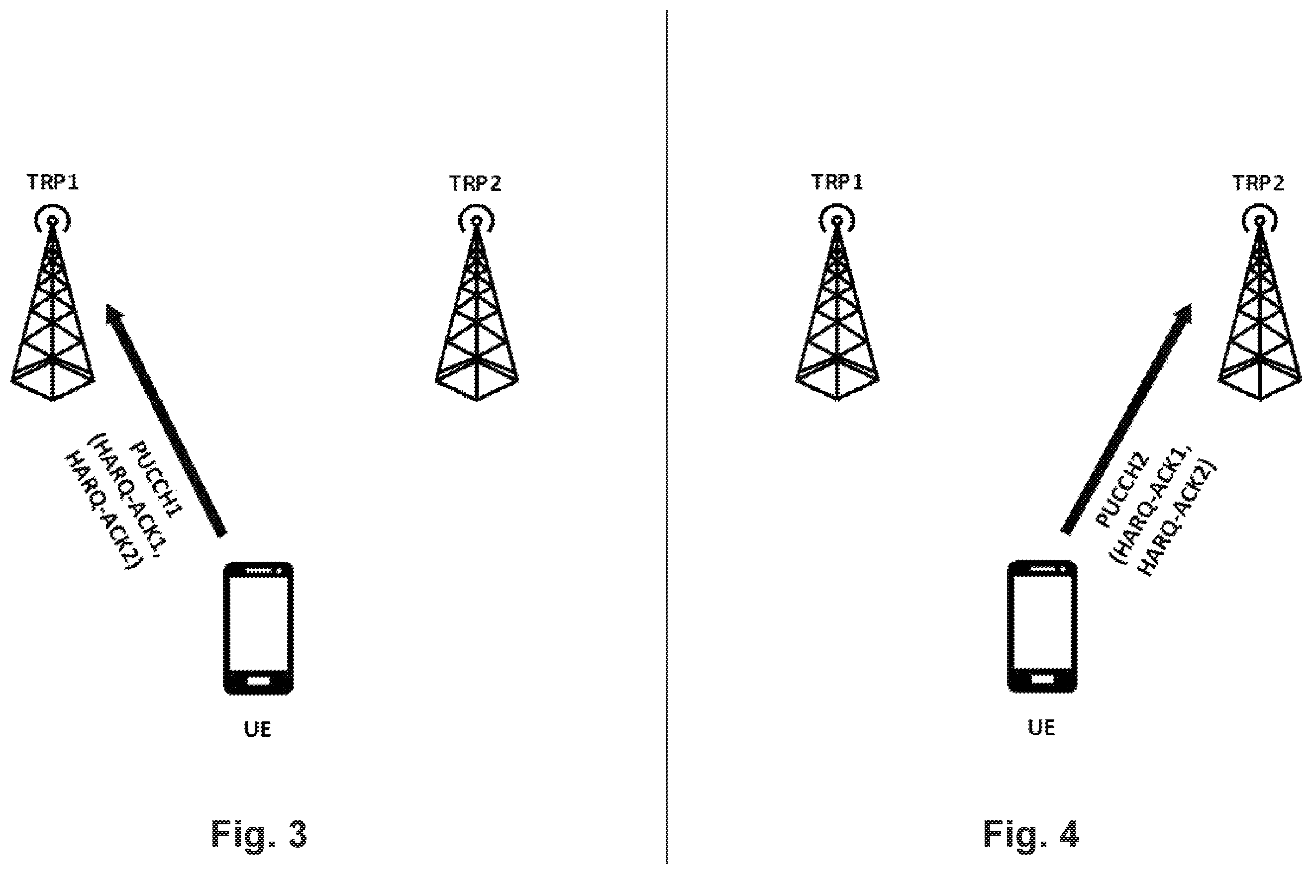 Patent US11824661 Figure 2 – HARQ-ack handling with multiple PUCCH in multi-TRP transmission in NR