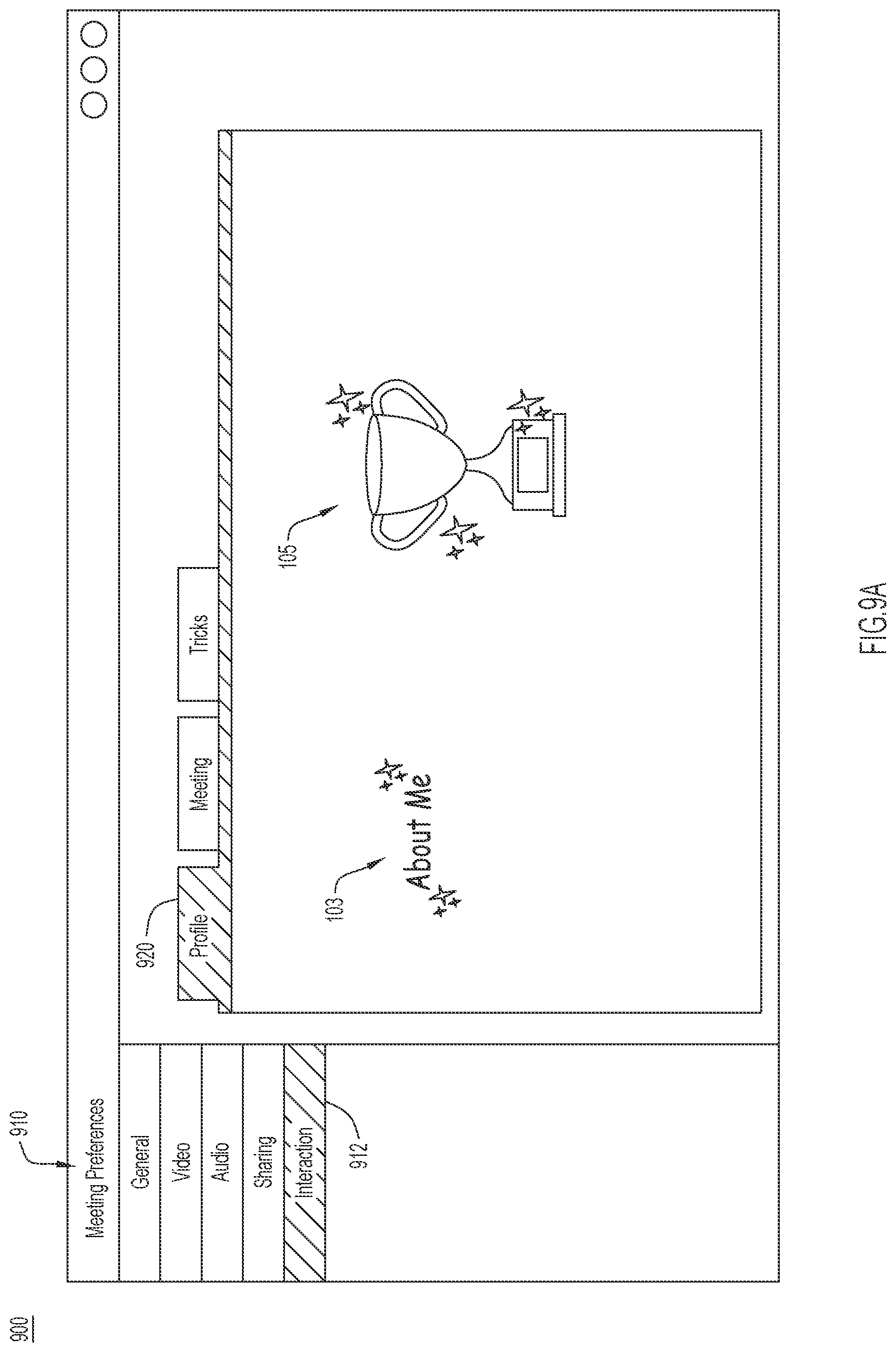 Patent US11824670 Figure 9 – Adaptive background in video conferencing