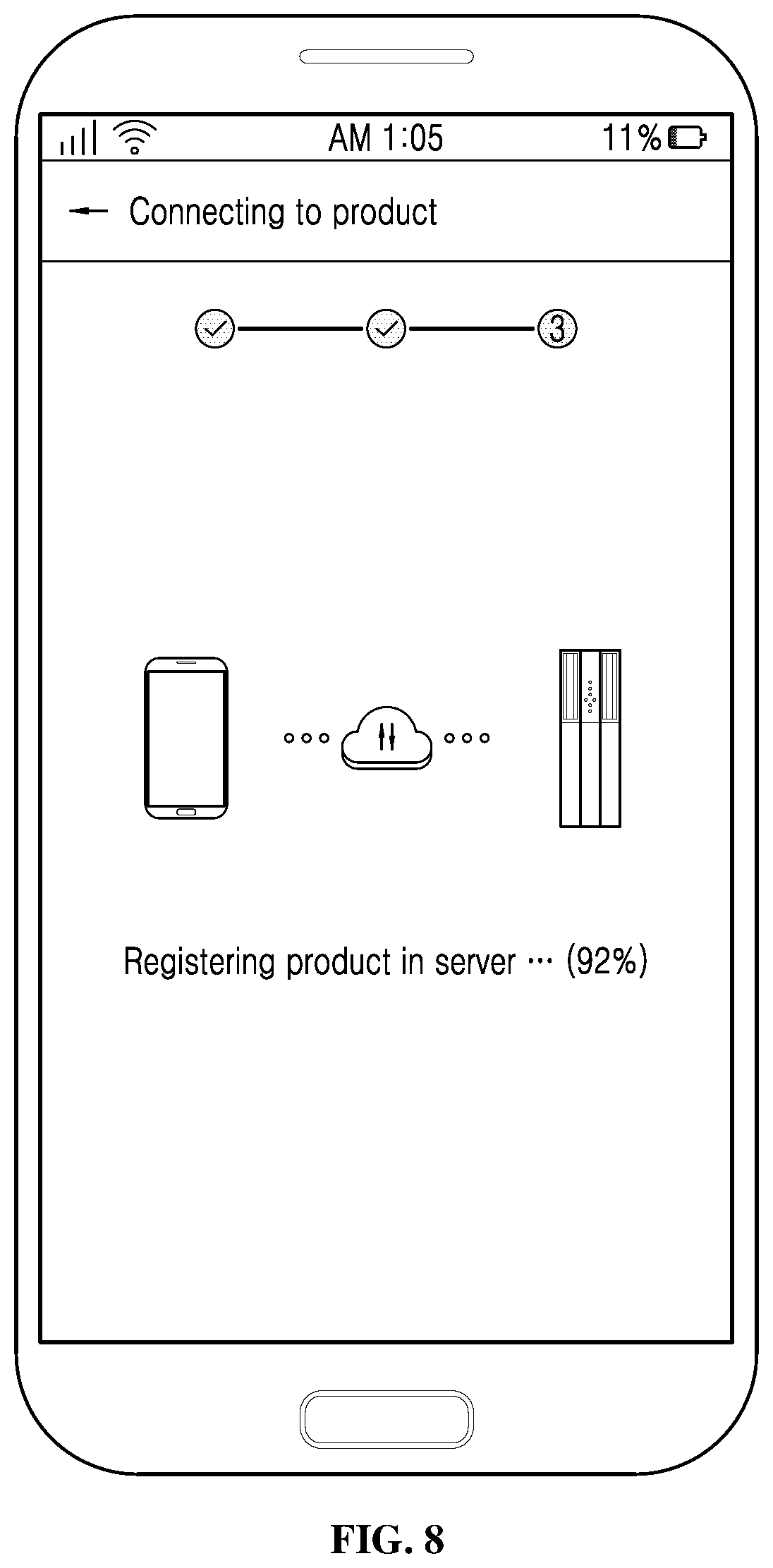 Patent US11824679 Figure 8 – Method and apparatus for managing electronic device